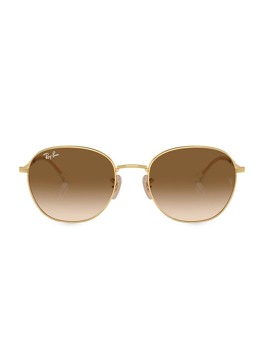Ray-Ban New Round Sunglasses Frame Blue Lenses Product Image