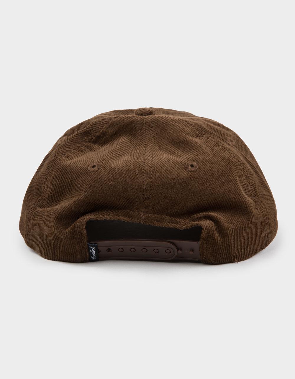 HEMLOCK HAT CO. Wesley 5 Panel Snapback Hat - BLACK Product Image