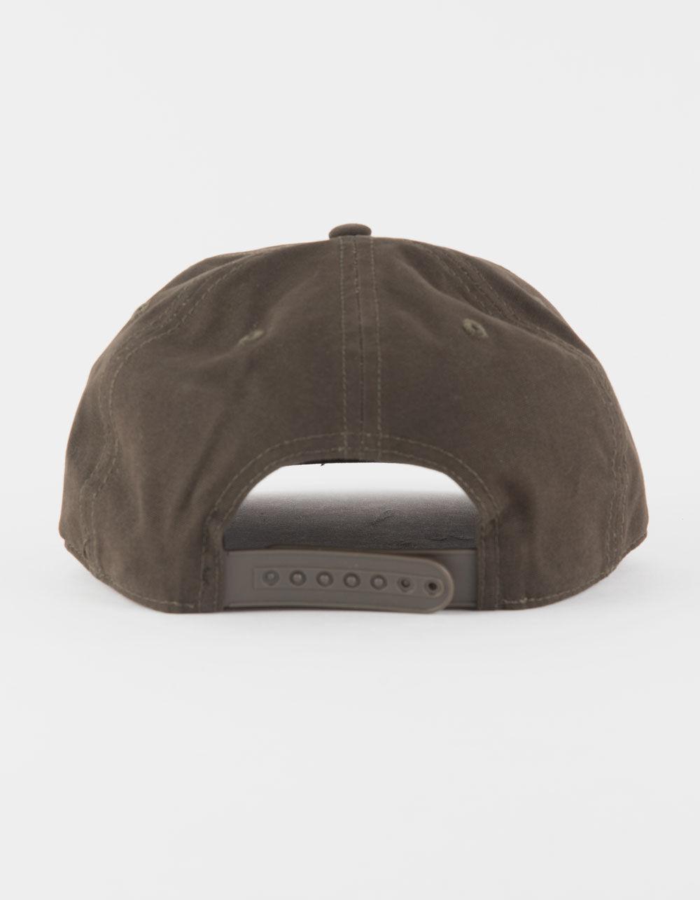 AMERICAN NEEDLE Miller High Life Canvas Cappy Mens Snapback Hat - OLIVE Product Image