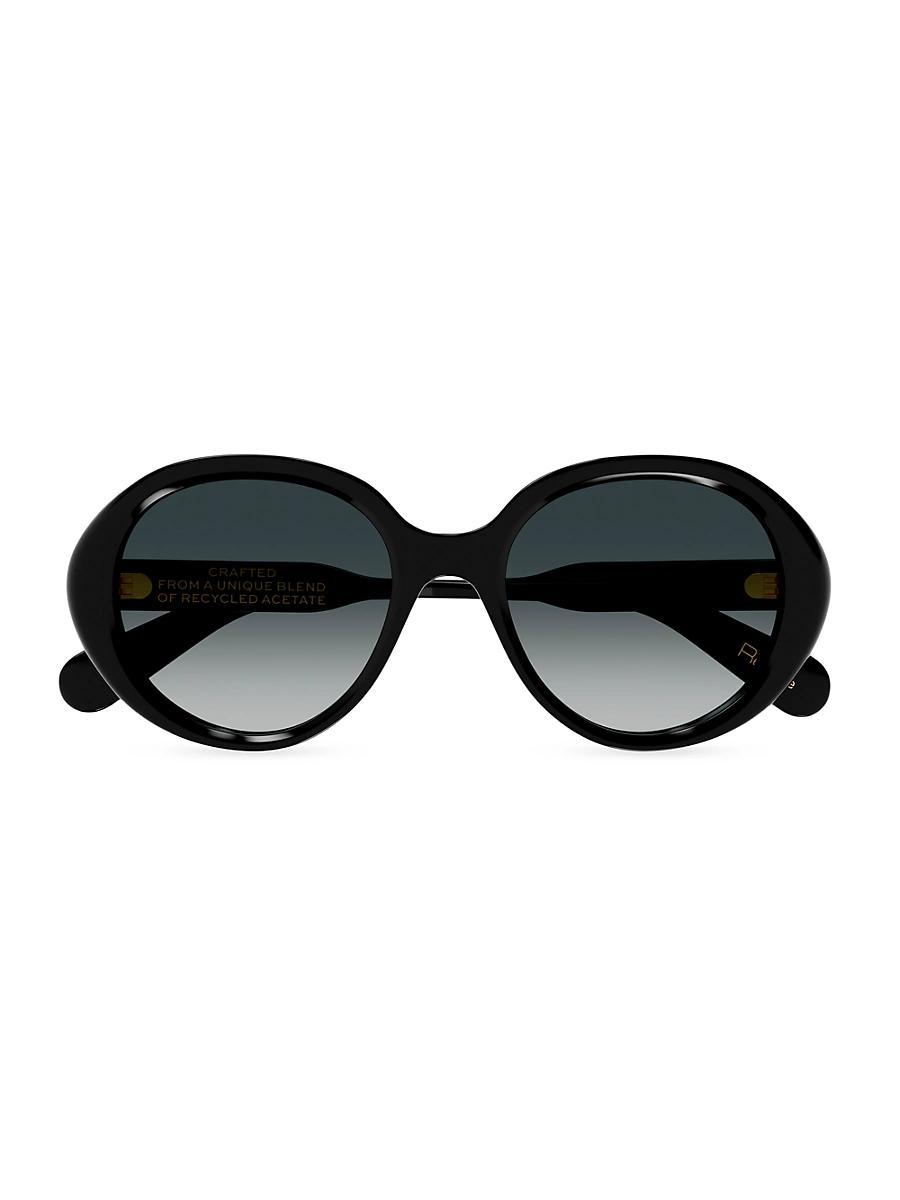 Womens Gayia 53MM Acetate Round Sunglasses Product Image