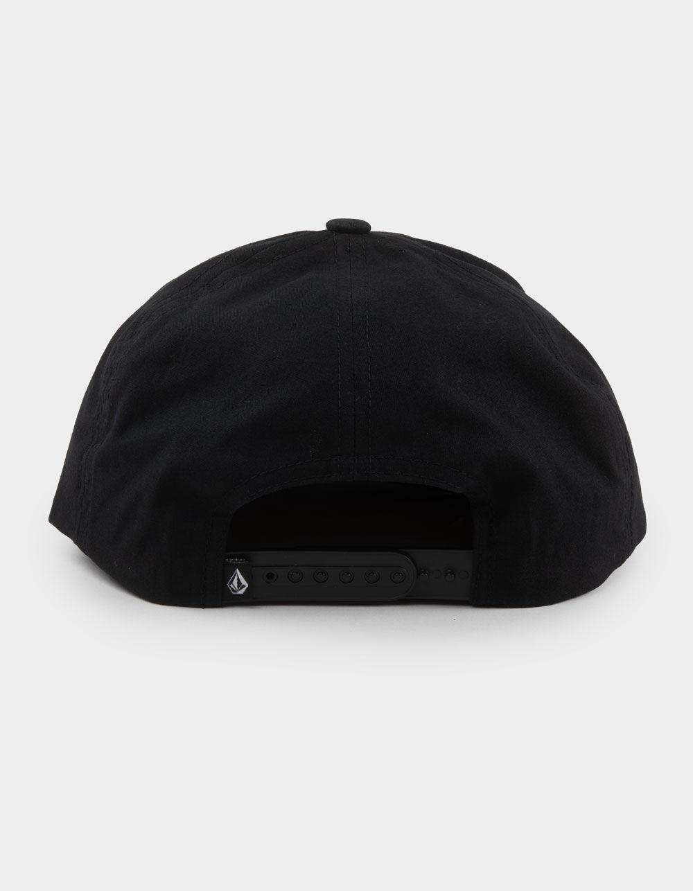 VOLCOM Heavy Tone 5 Panel Snapback Hat - BLACK Product Image