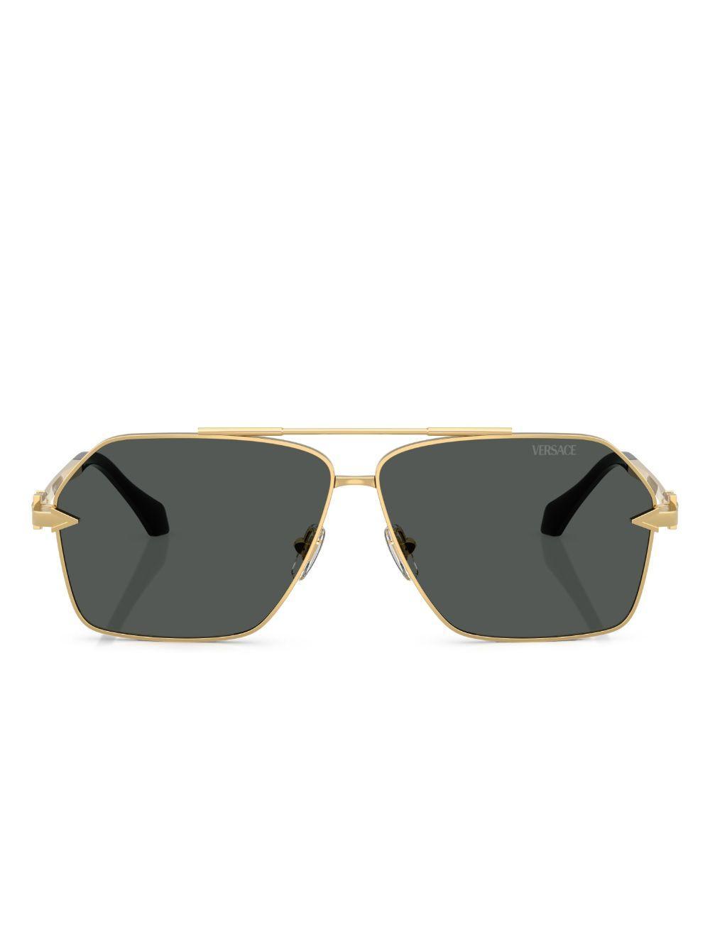Mens GV One 57MM Pilot Sunglasses Product Image