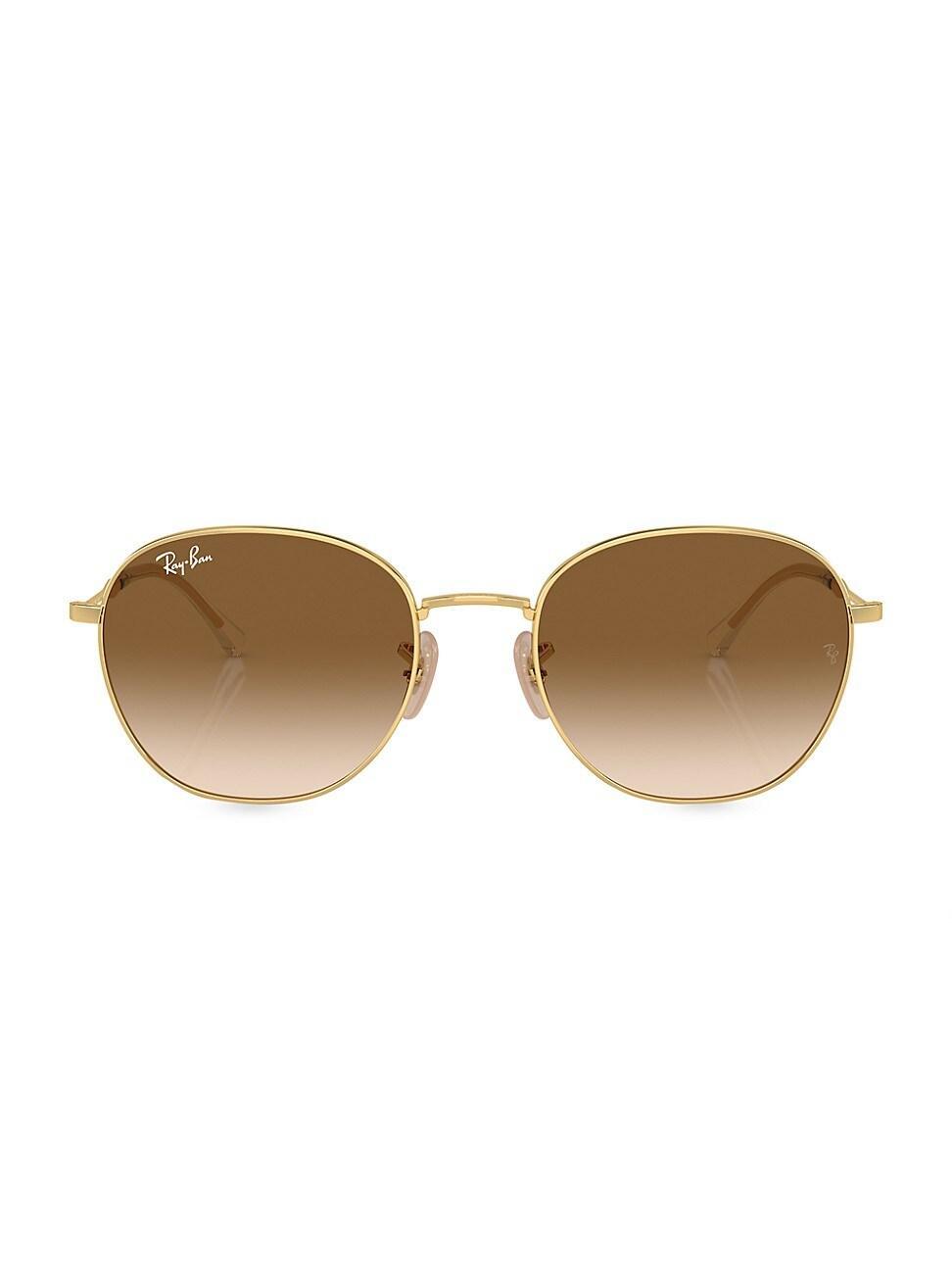Ray-Ban New Round Sunglasses Frame Blue Lenses Product Image