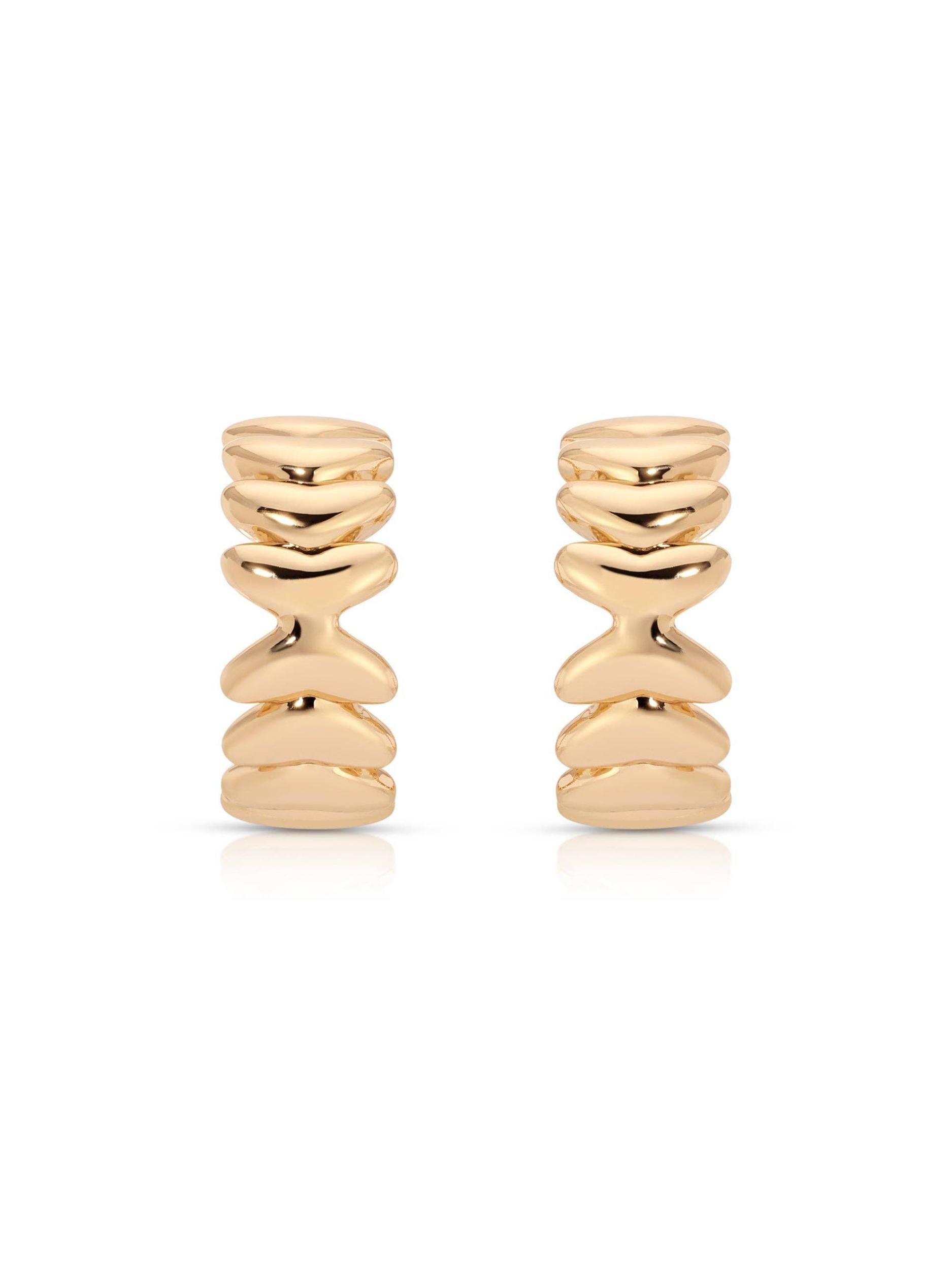 Small Metal Moderna Hoops Product Image