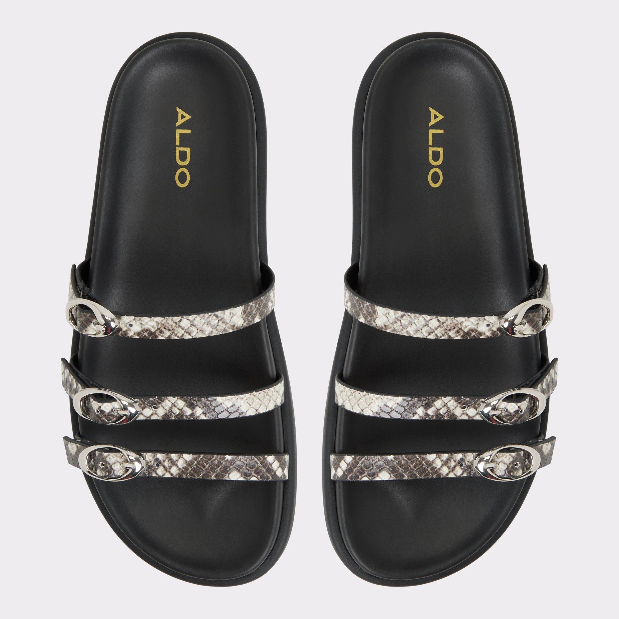ALDO Zephyra - Women's Footbed Sandal Sandals - White, Size 10 Product Image