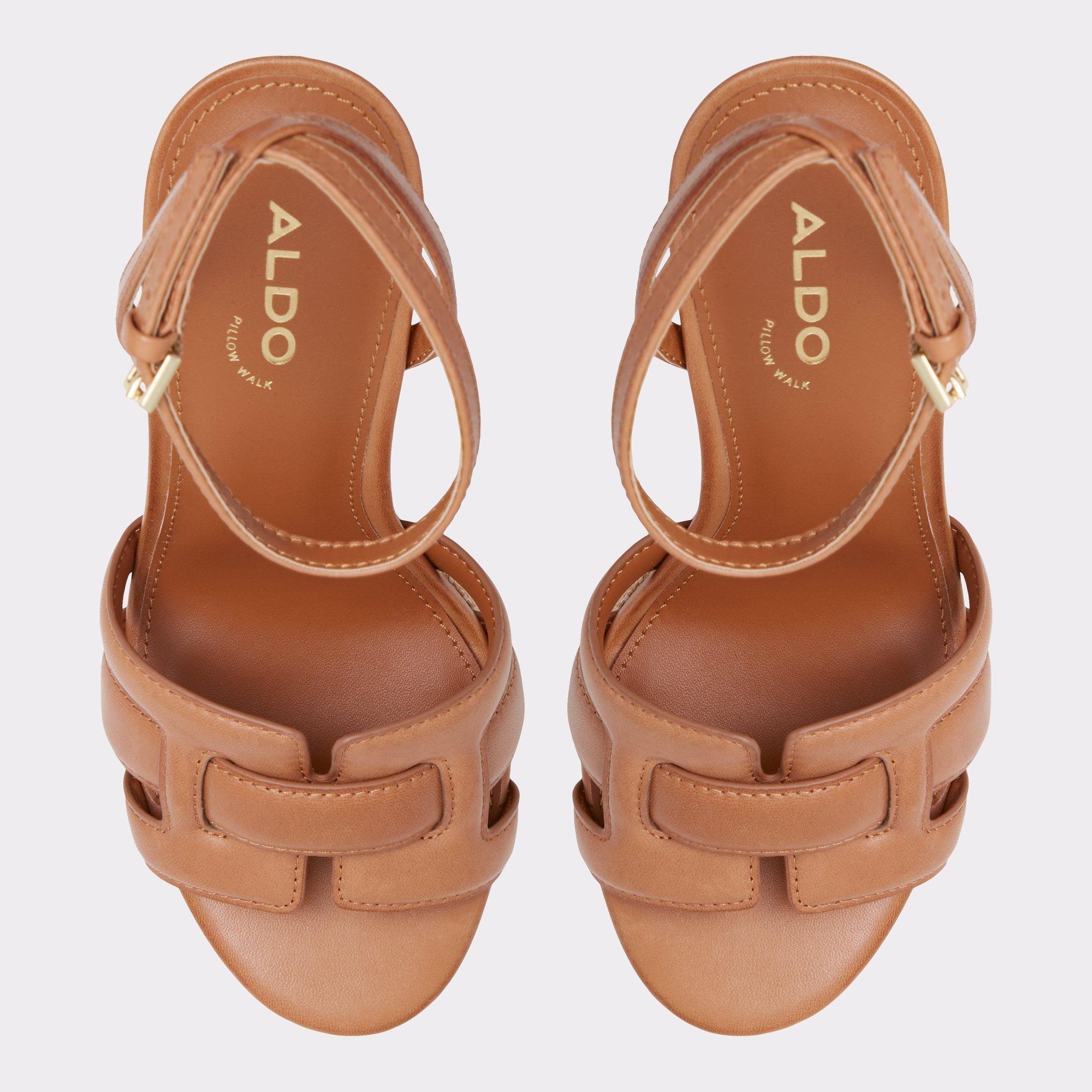 ALDO Valaberel - Women's Platform Sandal Sandals - Brown, Size 6.5 Product Image