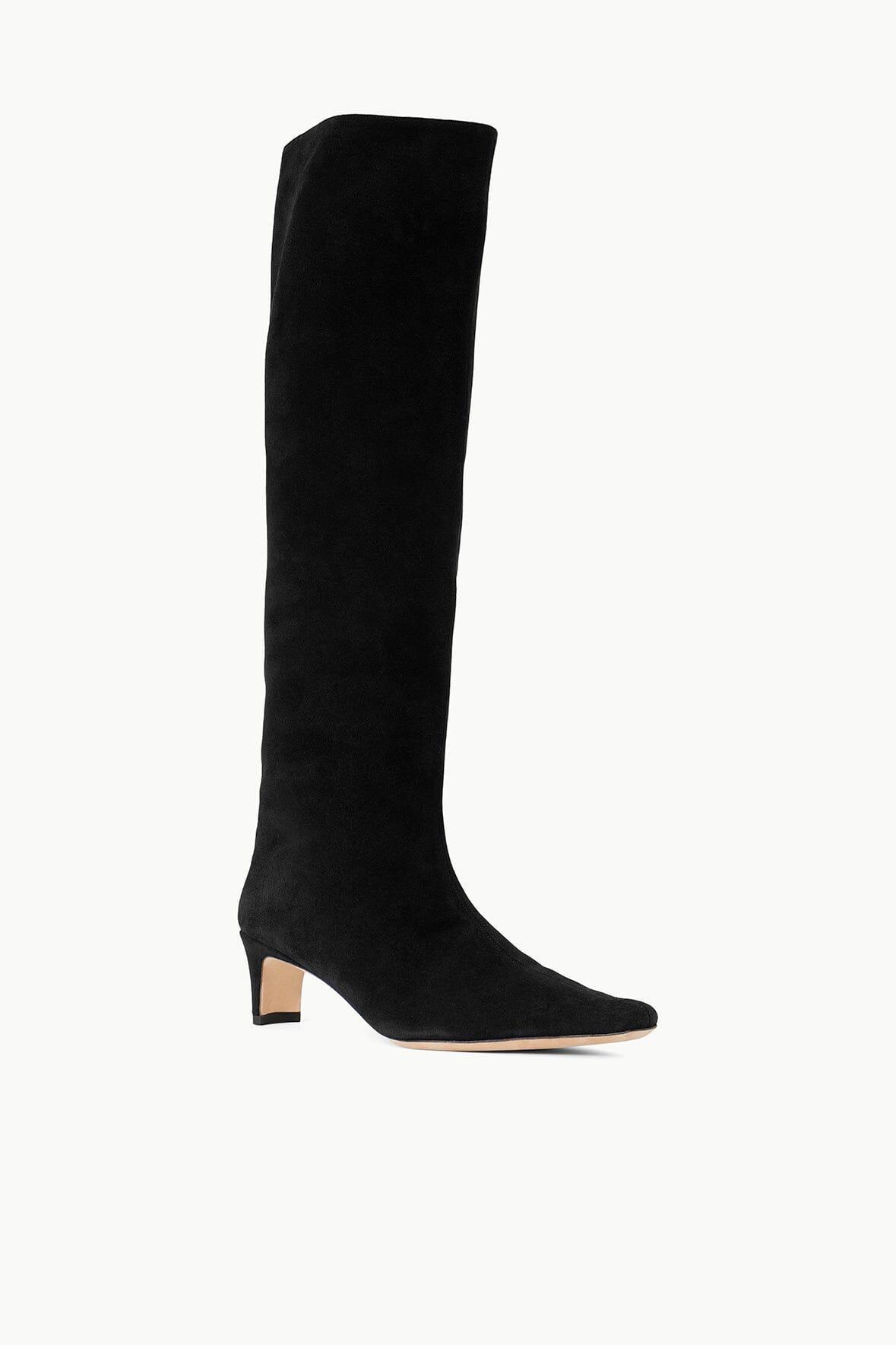 WALLY BOOT | BLACK SUEDE Product Image