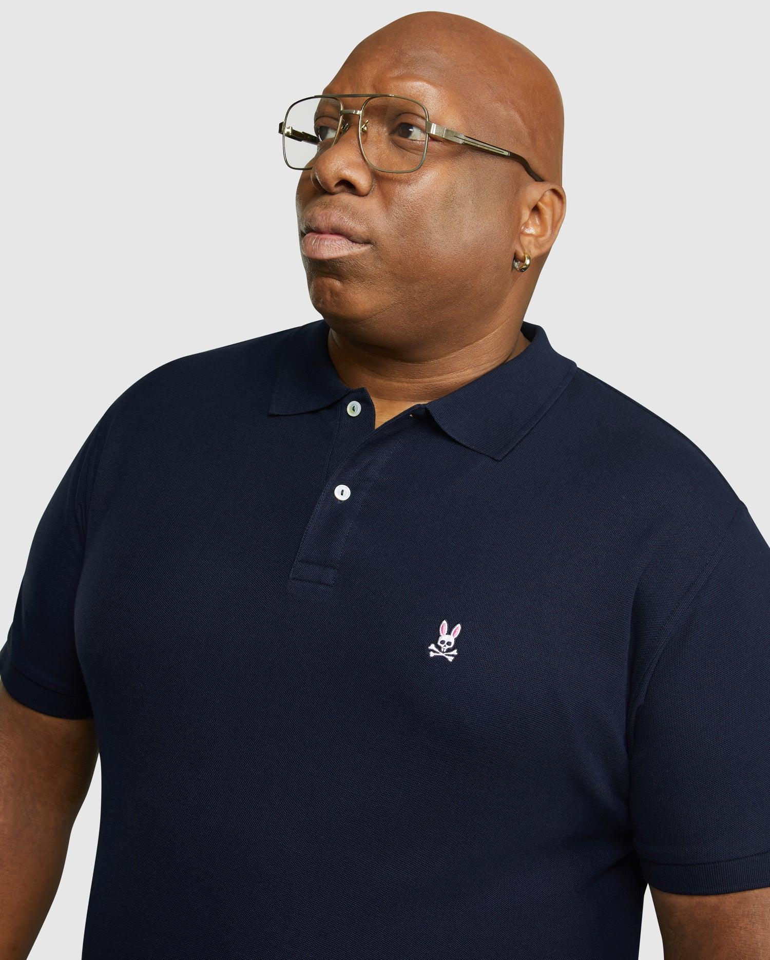 Men's Big And Tall Classic Pique Polo Shirt 410 NAVY / 1XL Product Image