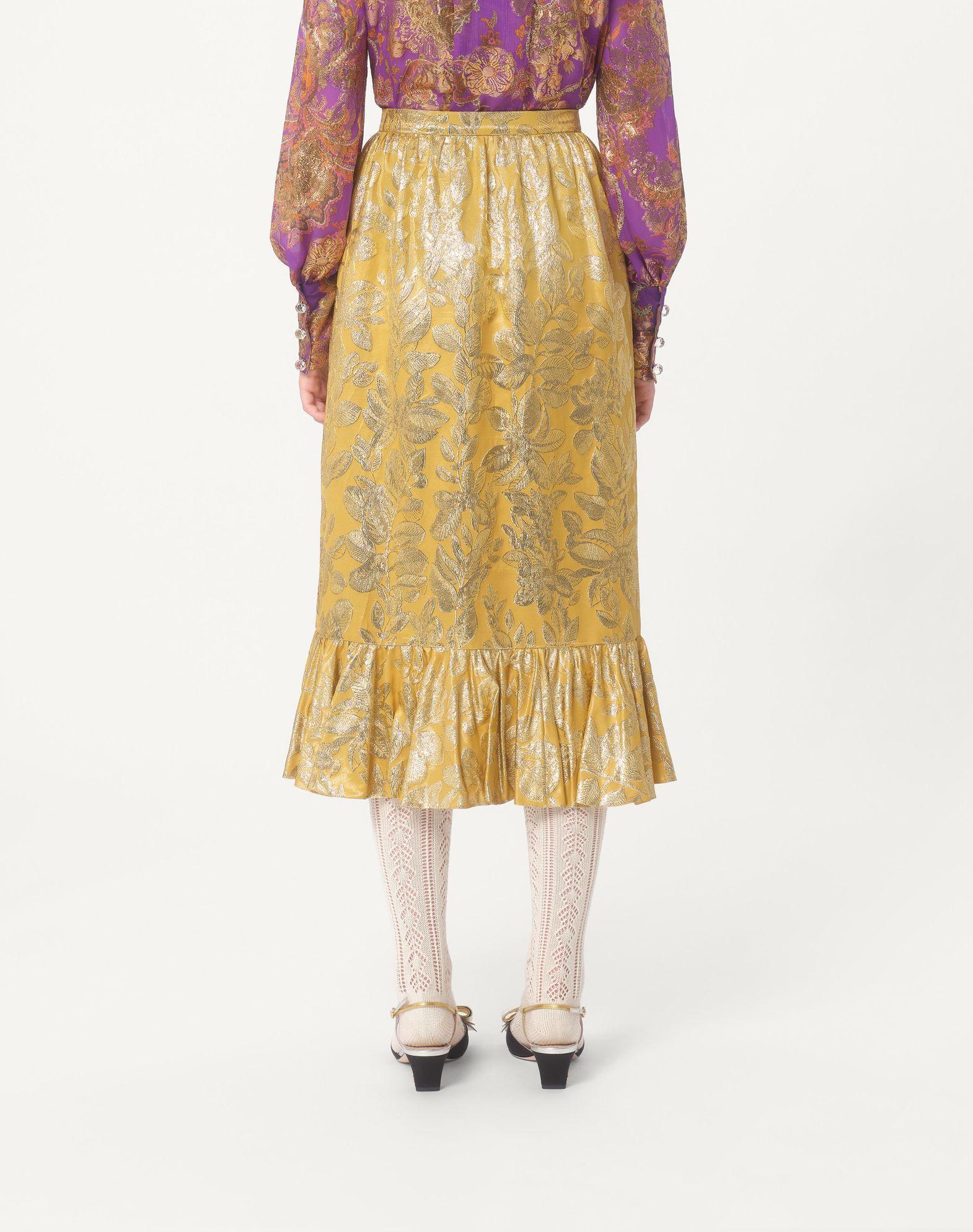 Skirt In Apres L'Hiver Silk Lurex Foglioline  Product Image