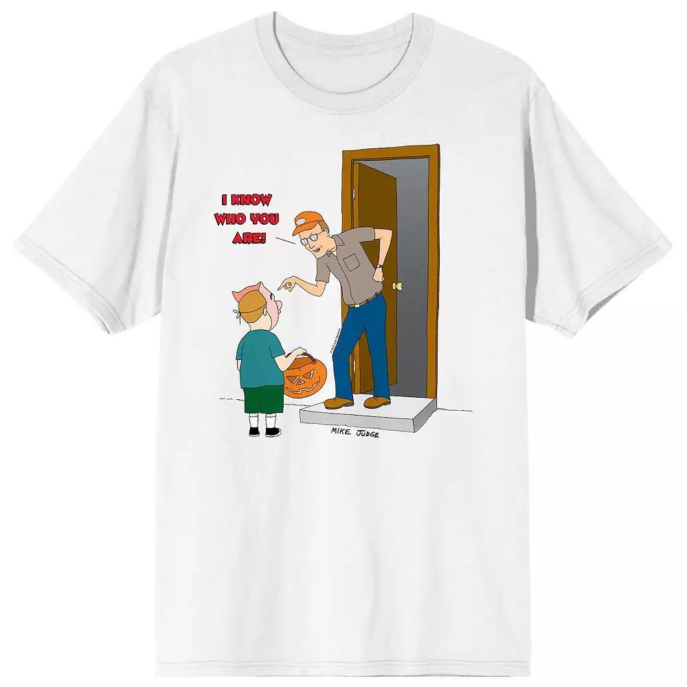 Men's King of The Hill Graphic Bobby Trick or Treat Graphic Tee, Size: XL, White Product Image