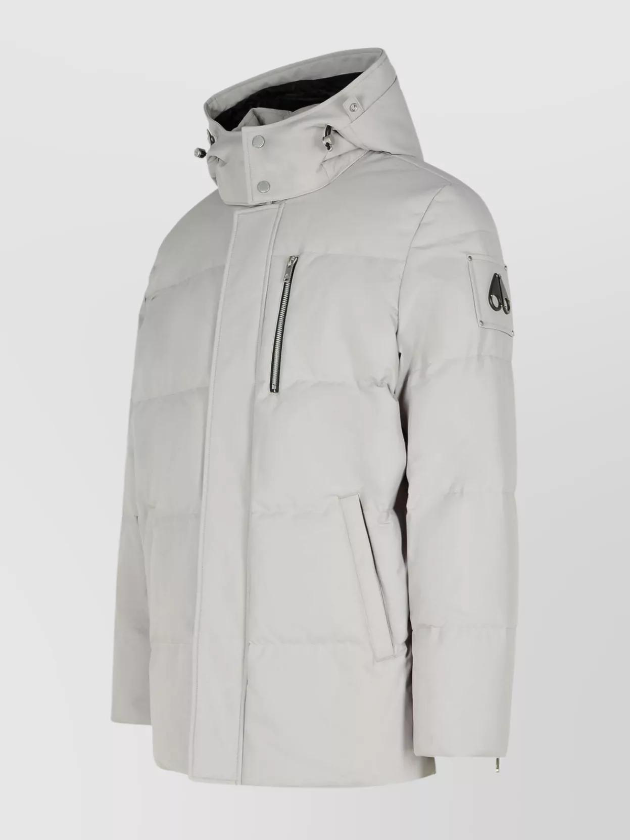 MOOSE KNUCKLES Cloud 3q In Light Grey Product Image