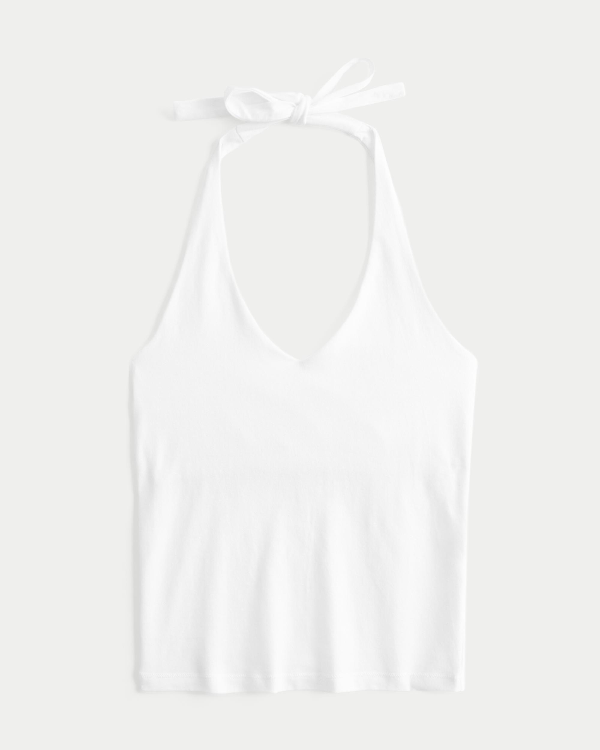 V-Neck Halter Top Product Image