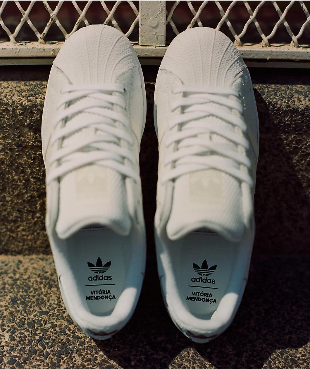 adidas x Vitória Superstar ADV Cream Skate Shoes Product Image