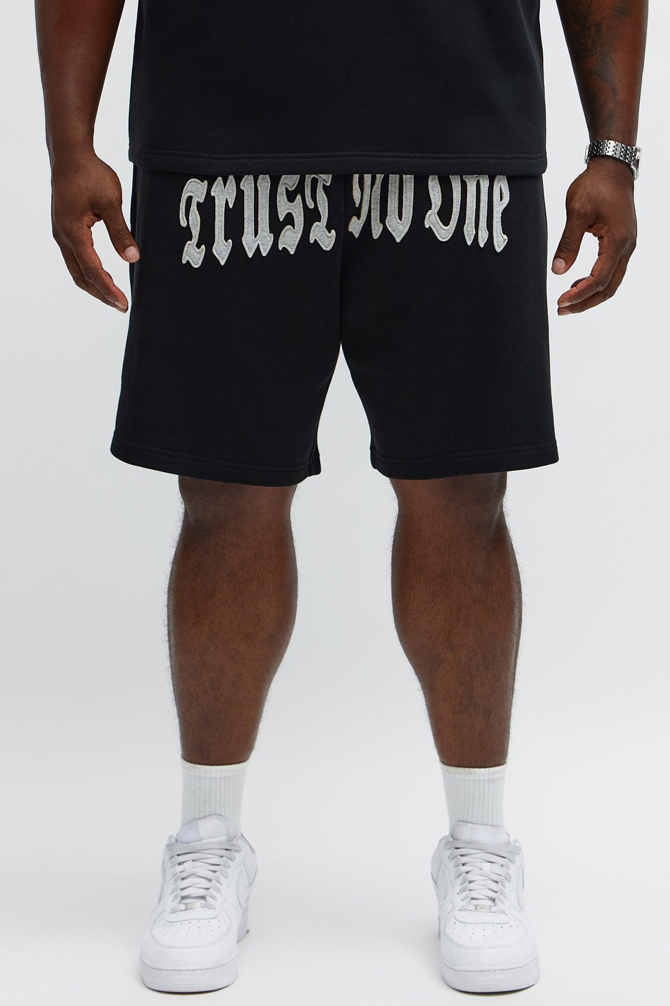 Tyson Relaxed Trust Issues Shorts - Black Product Image