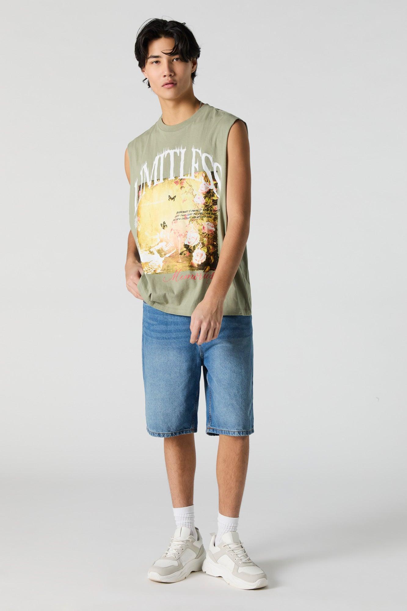 Limitless Graphic Muscle Tank Male Product Image