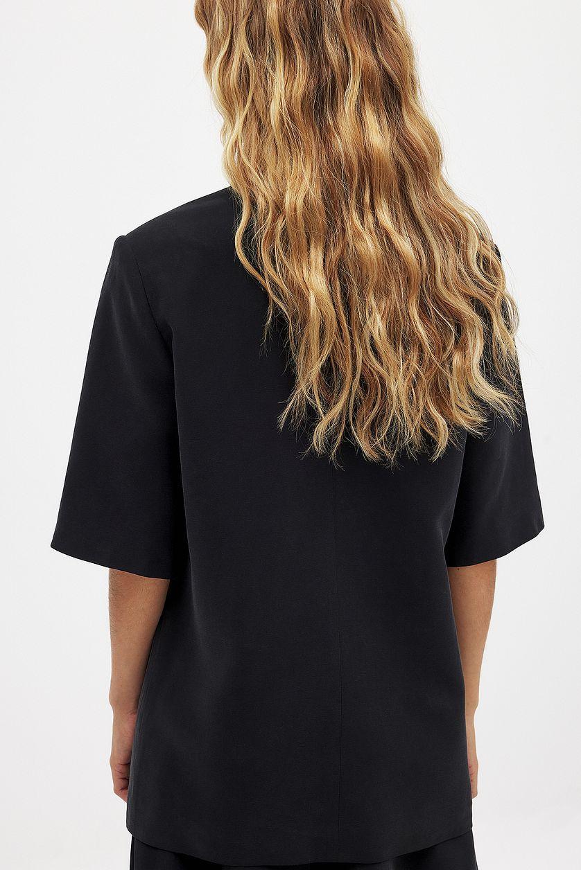 Short Sleeve Blazer Product Image