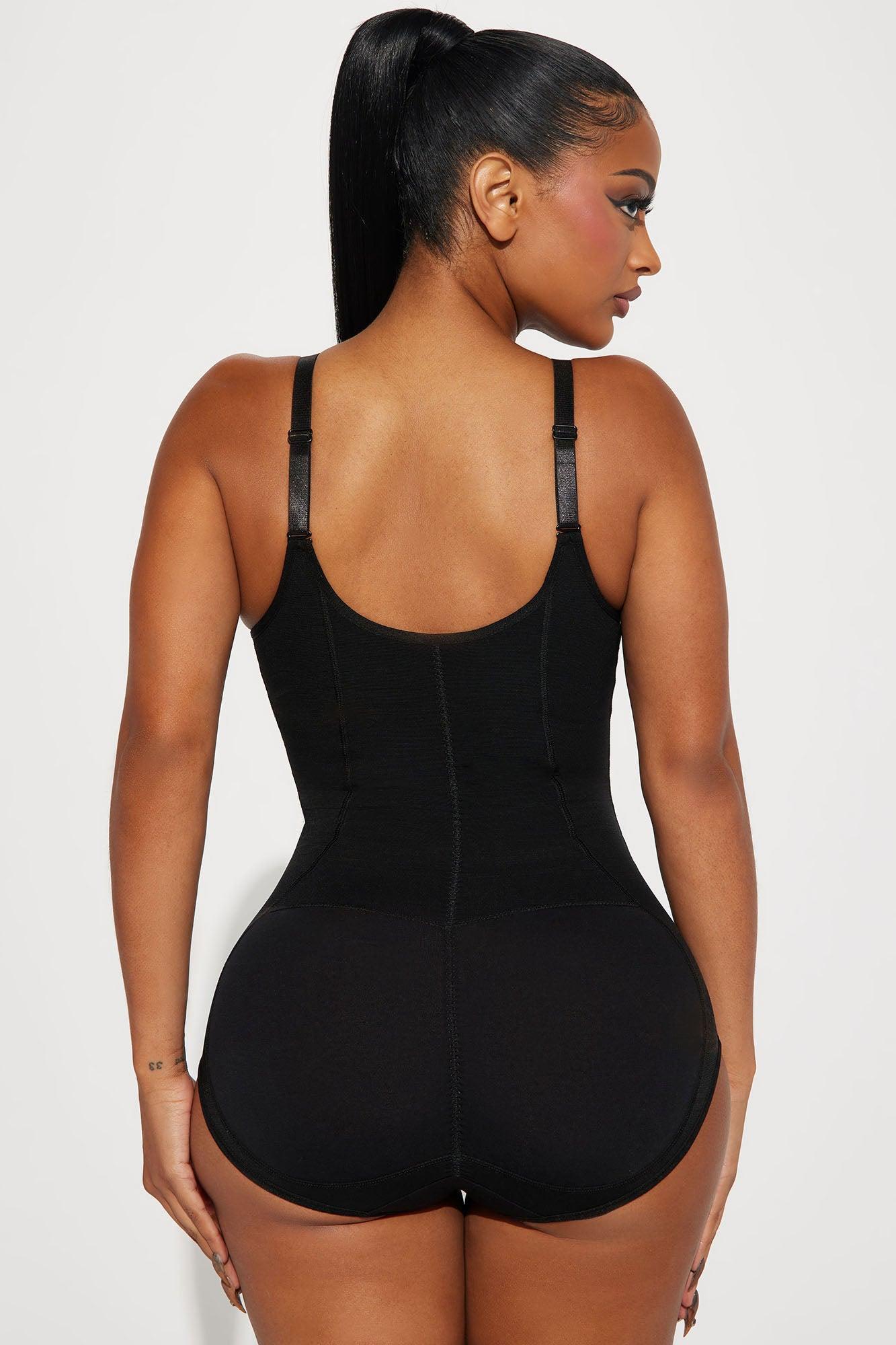 Snatched Tight Sculpting Shapewear Bodysuit - Black Product Image
