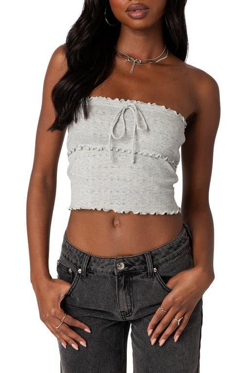 Womens Savannah Pointelle Tube Top Product Image