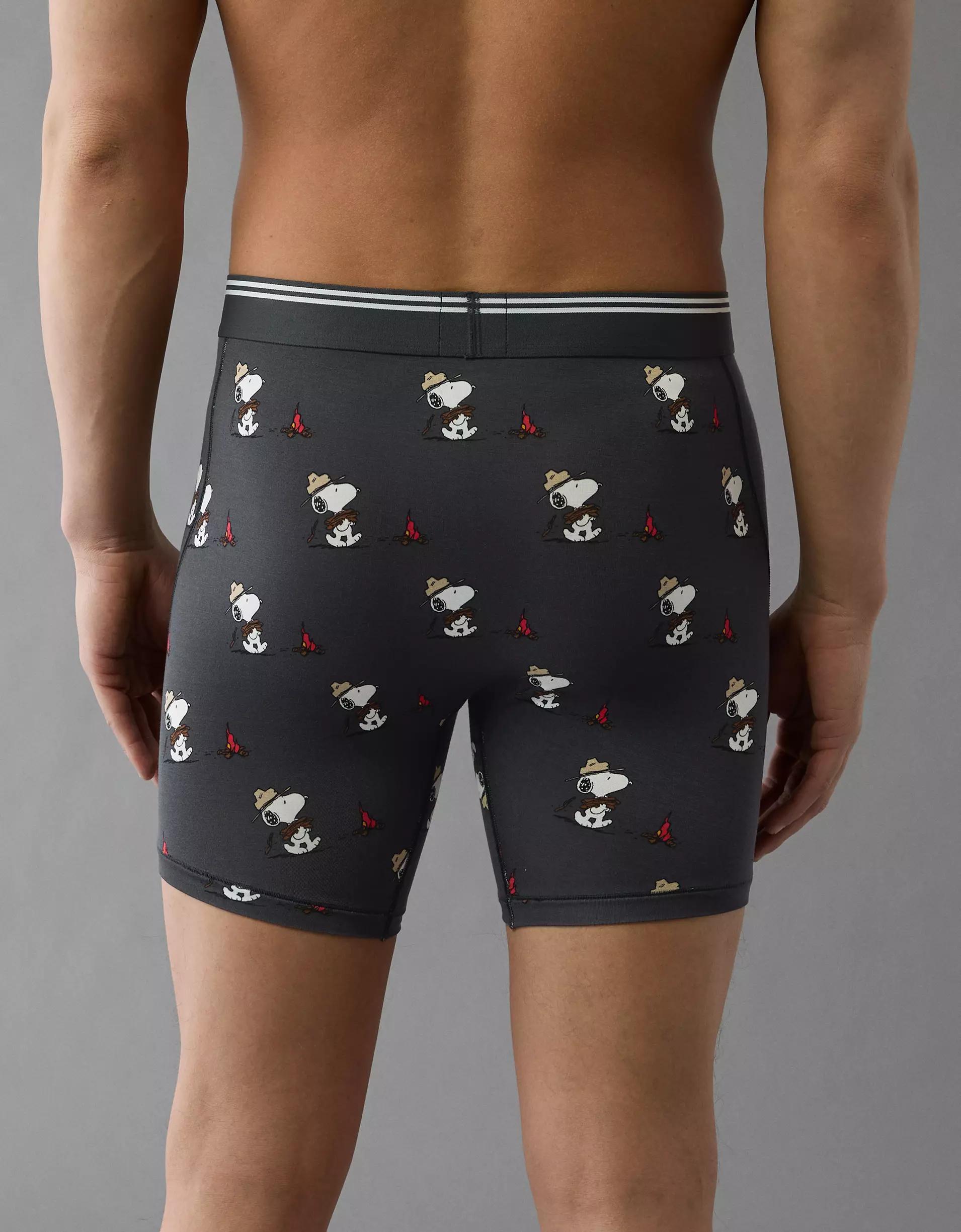 AEO Men's Snoopy Camp 6" Ultra Soft Boxer Brief Product Image