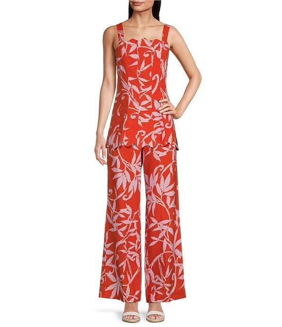 tyler boe Coordinating Gianna Wide Leg Pull-On Pants Product Image