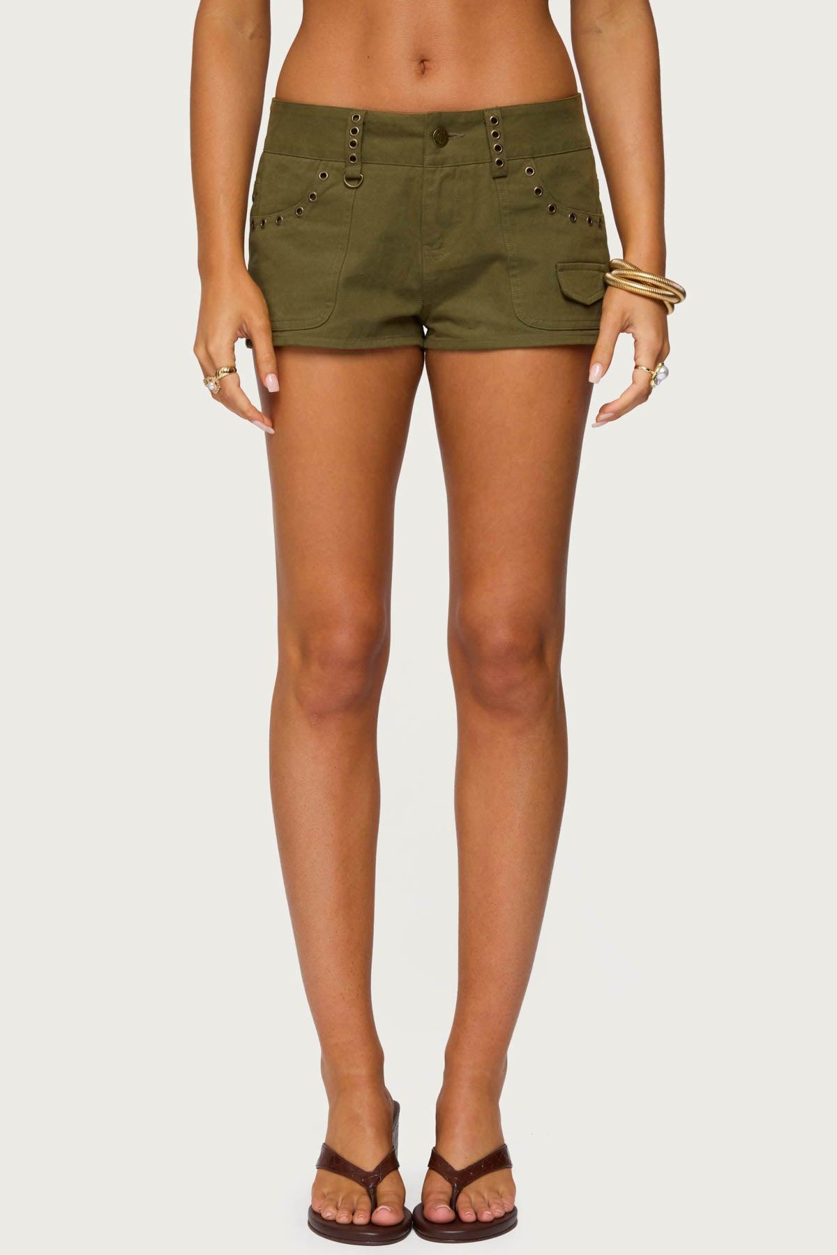 Hazen Grommet Low Rise Shorts Product Image