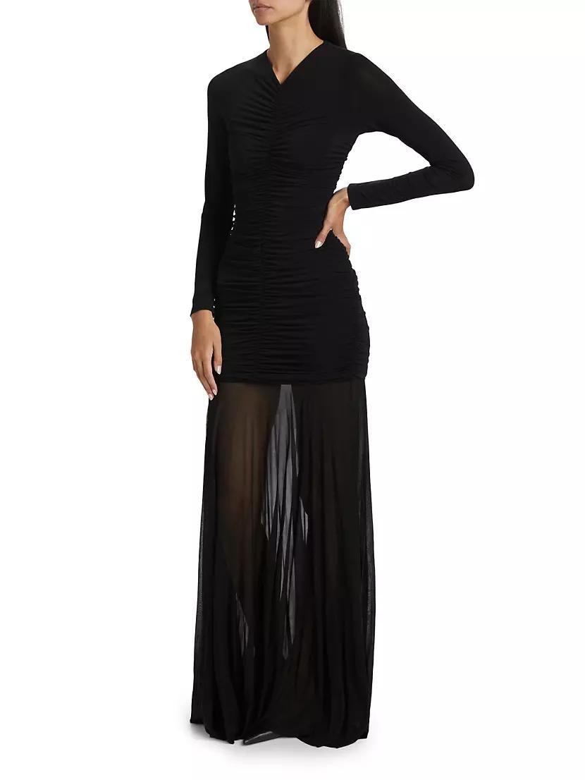 Fawn Ruched Maxi Dress Product Image