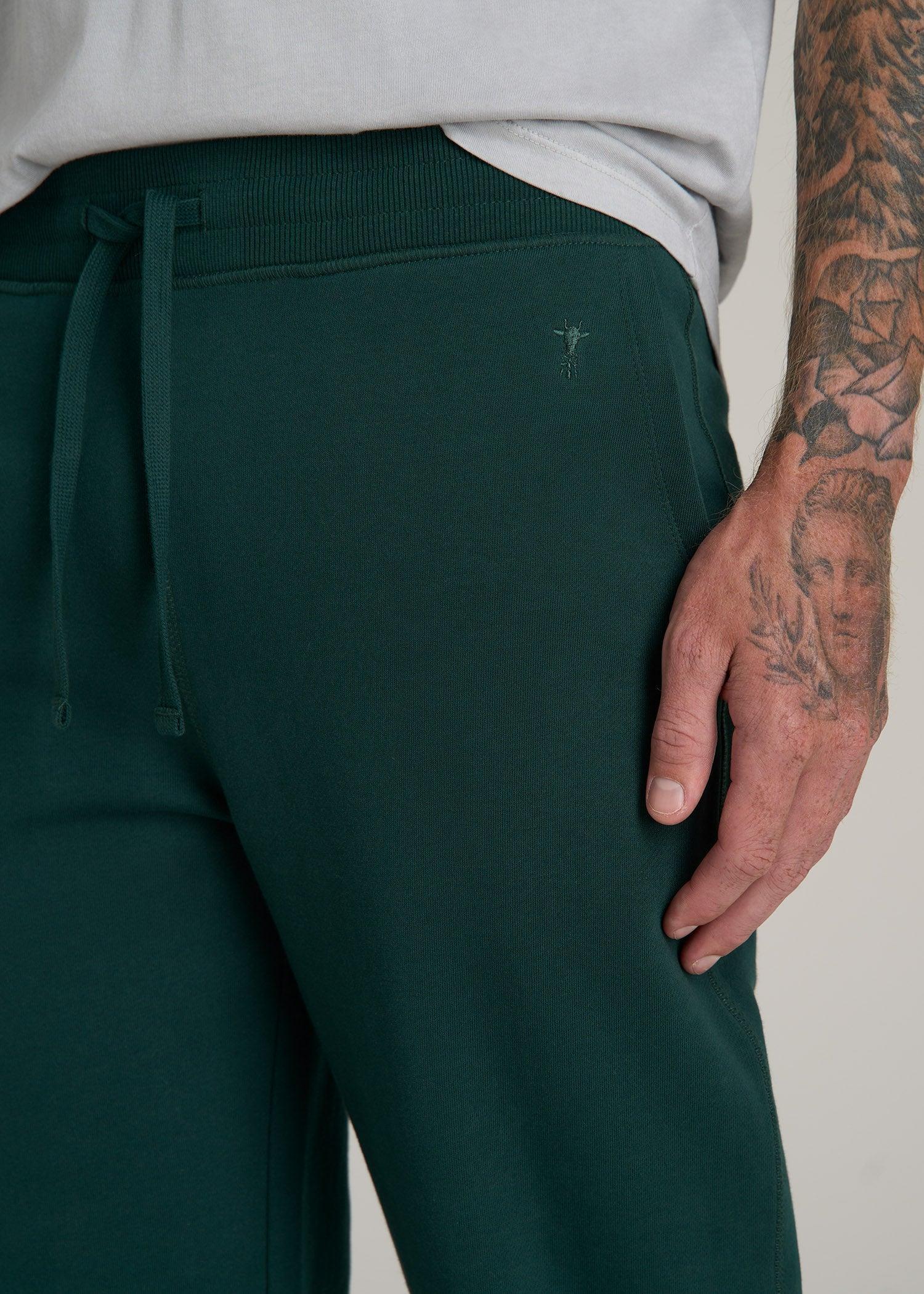 Wearever 2.0 Fleece Joggers for Tall Men in Rain Forest Product Image