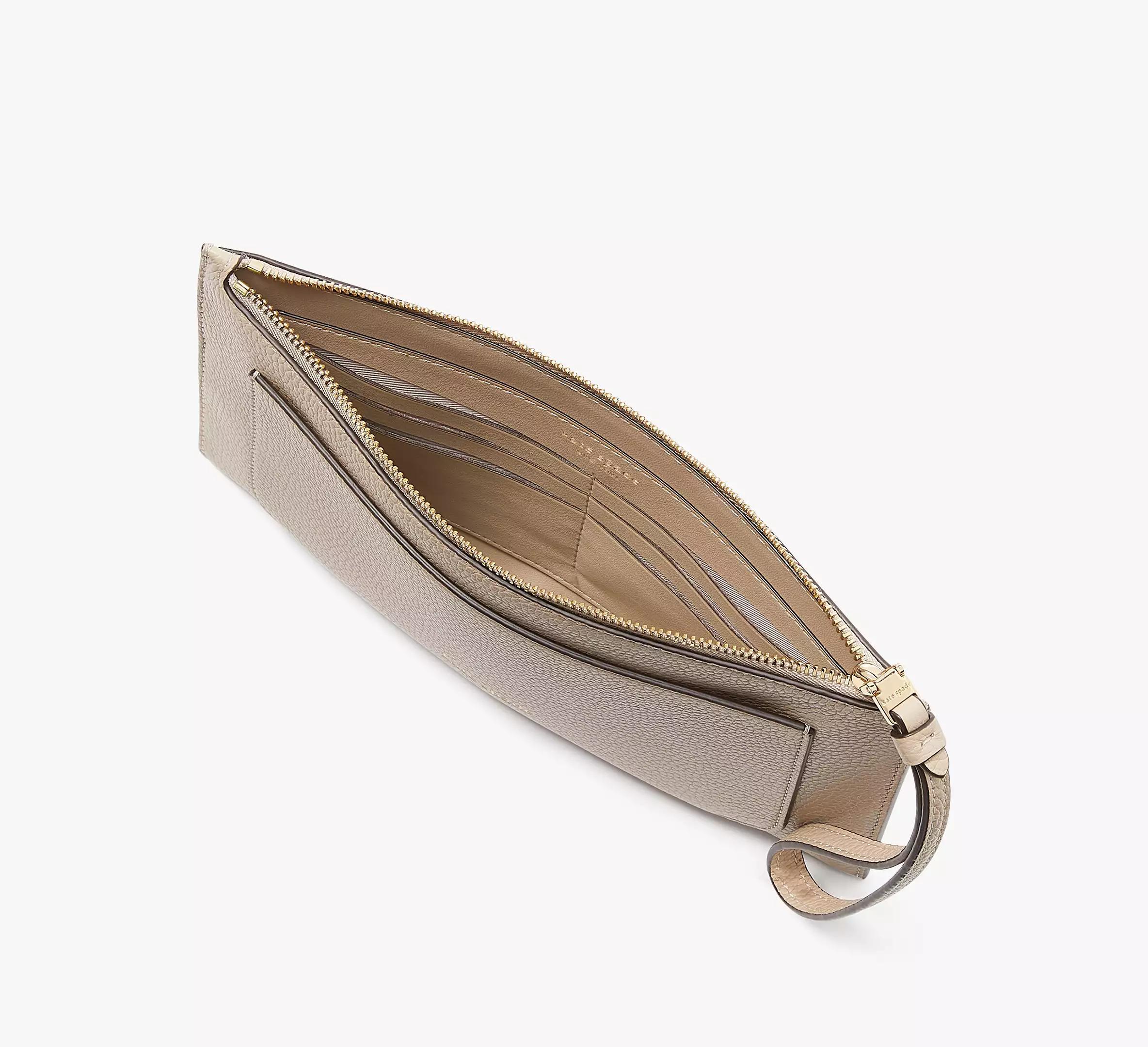 Womens Ava Pebbled Leather Wristlet Product Image