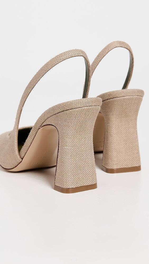 Maria Luca Eleonora Metal Toe Cap Slingback Pumps | Shopbop Product Image