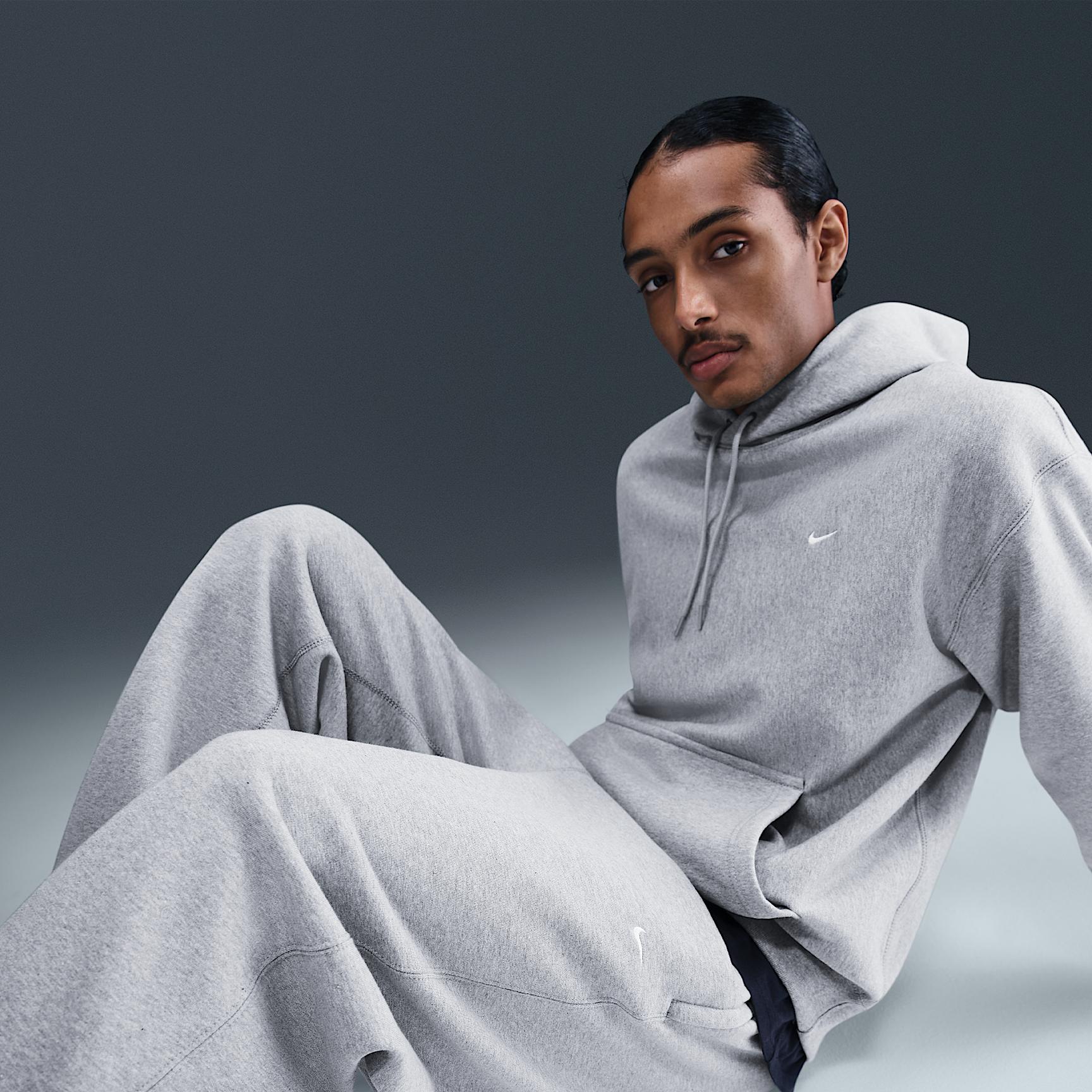Nike Men's Solo Swoosh Fleece Open-Hem Pants Product Image