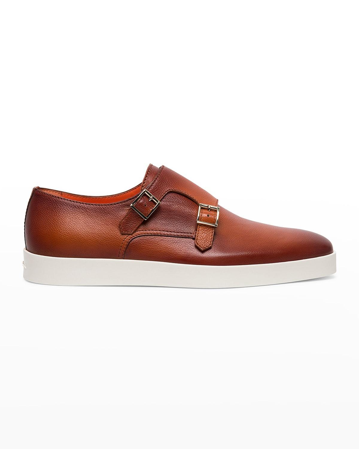Mens Bankable Double-Monk Strap Loafers Product Image