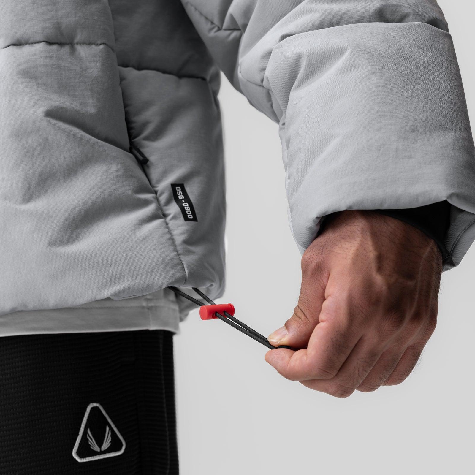 0900. PrimaLoft® Weather-Ready Puffer Jacket - Grey "Wave Dye" Product Image