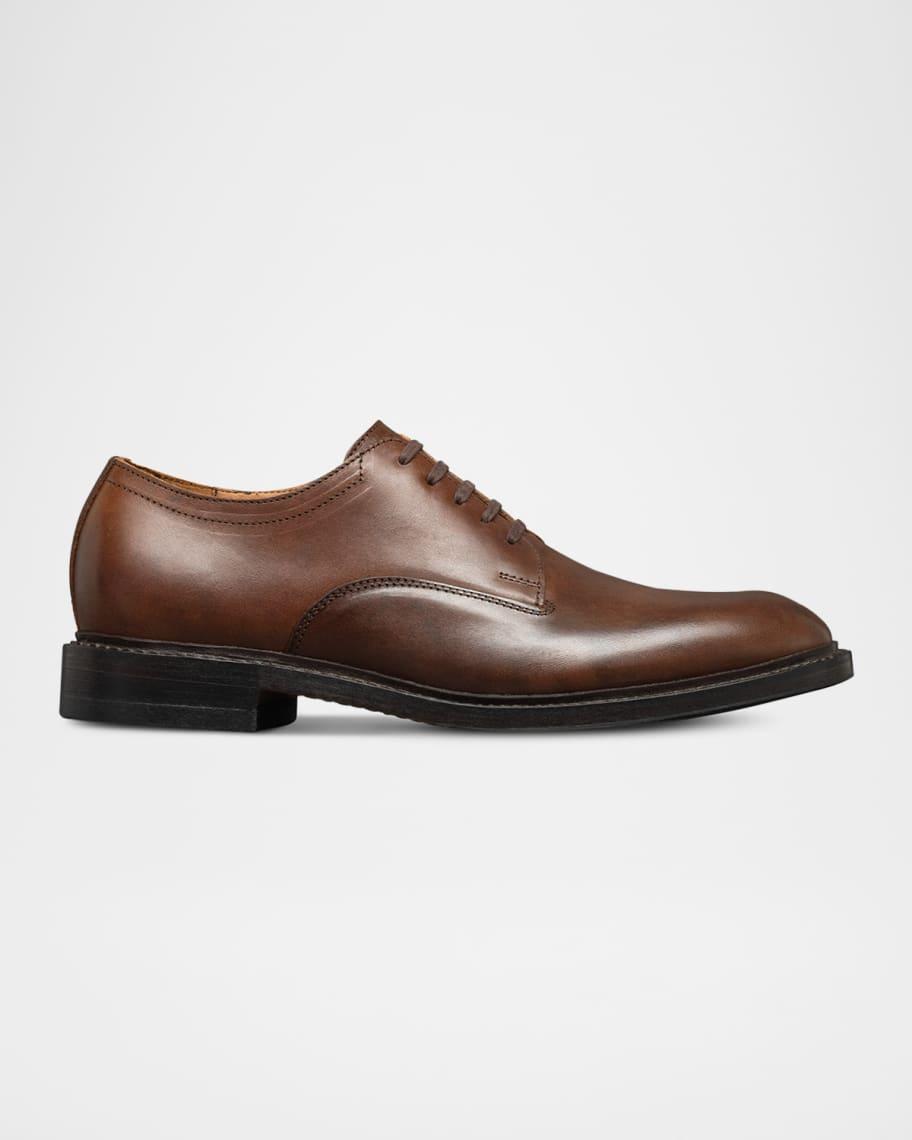 Mens Trevor Leather Plain-Toe Derby Shoes Product Image