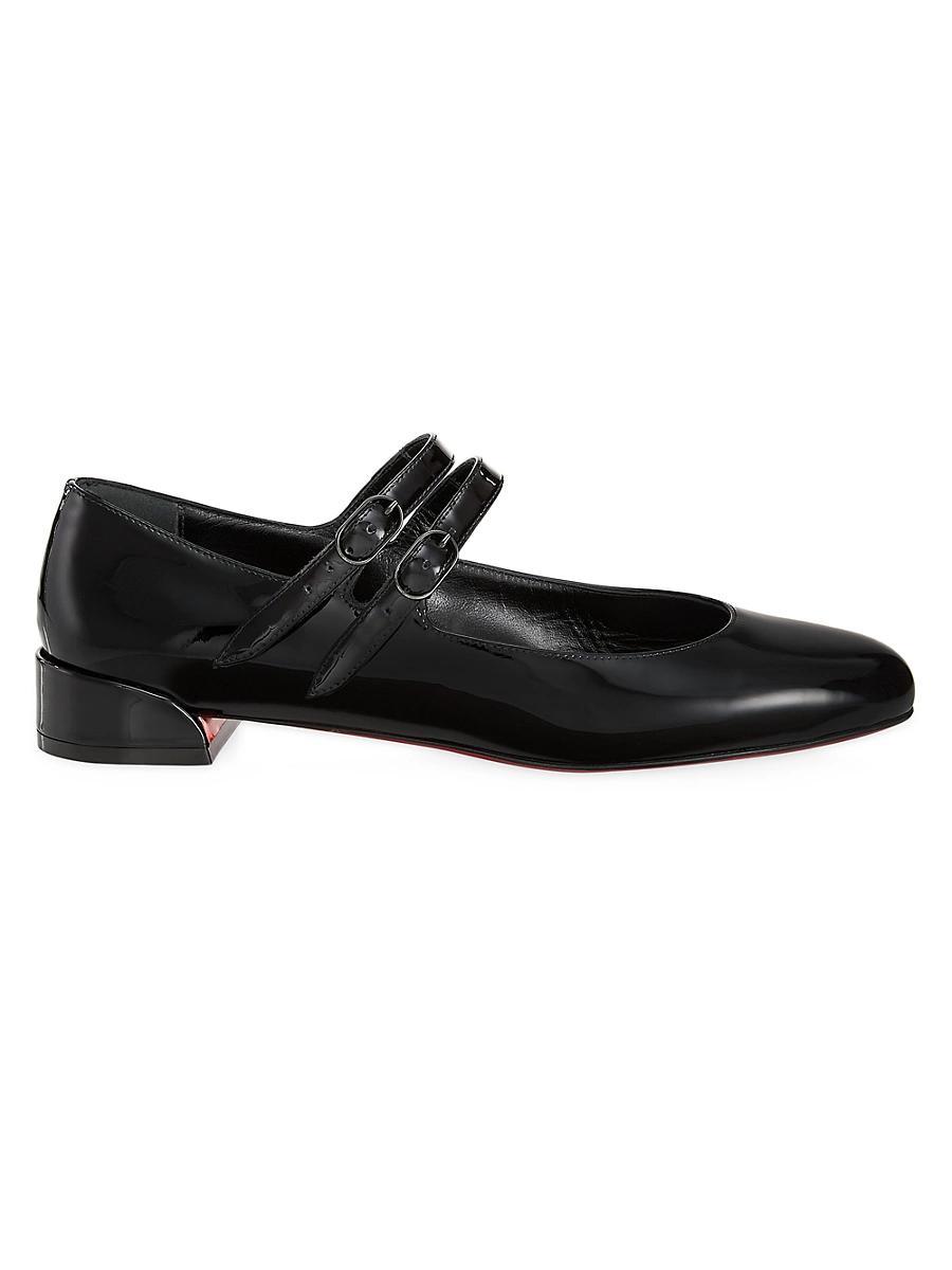 Sweet Jane Patent Red Sole Ballerina Flats Product Image