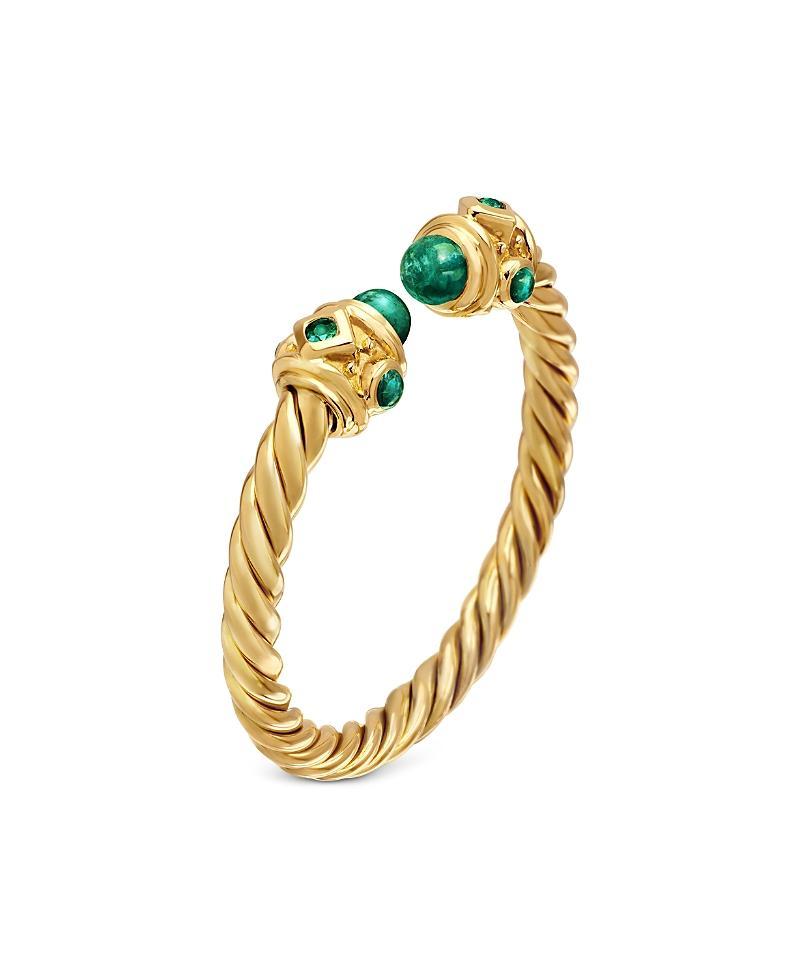 David Yurman 18K Yellow Gold Renaissance Blue Sapphire Ring Product Image
