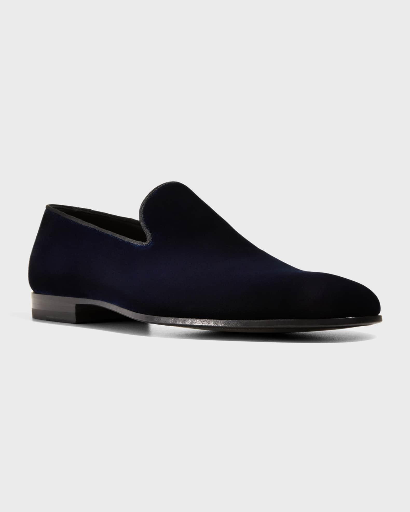 Men's Jareth Velvet Venetian Loafers Product Image