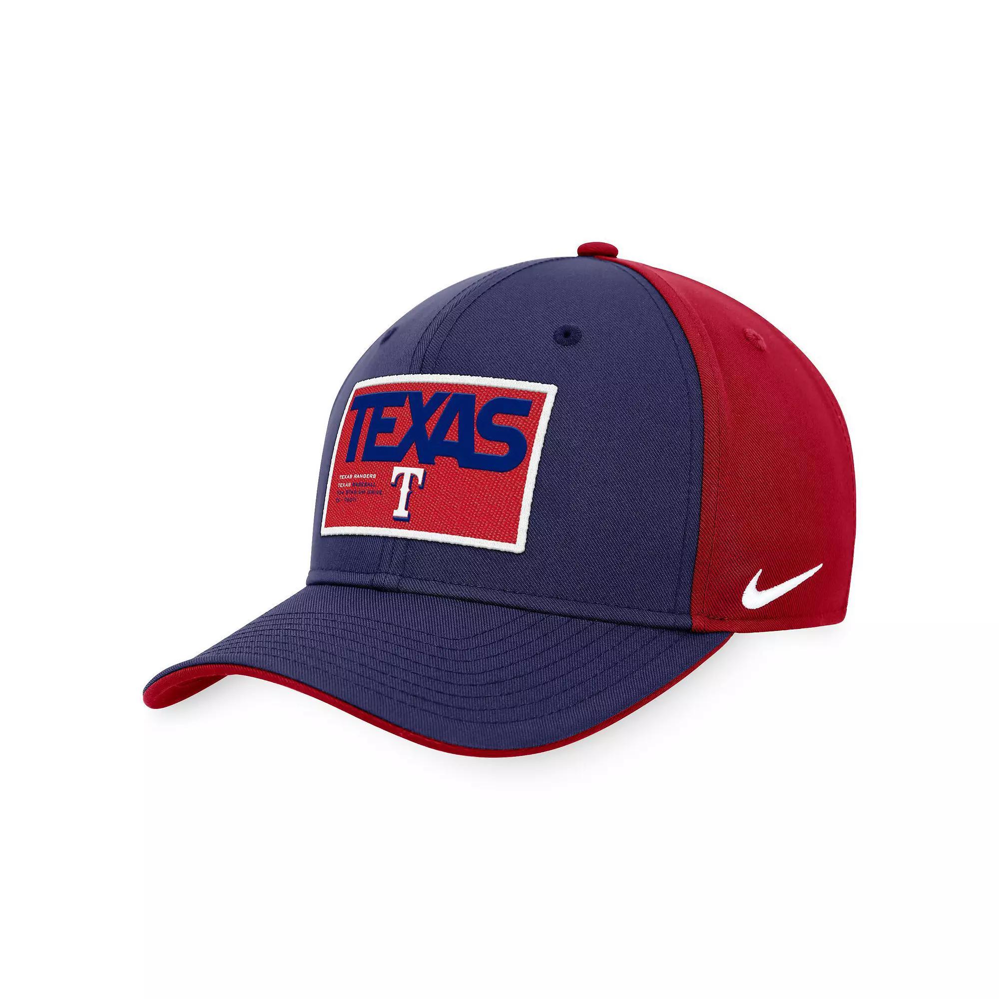Men's Nike Royal/Red Chicago Cubs Classic99 Colorblock Performance Snapback Hat, Blue Product Image