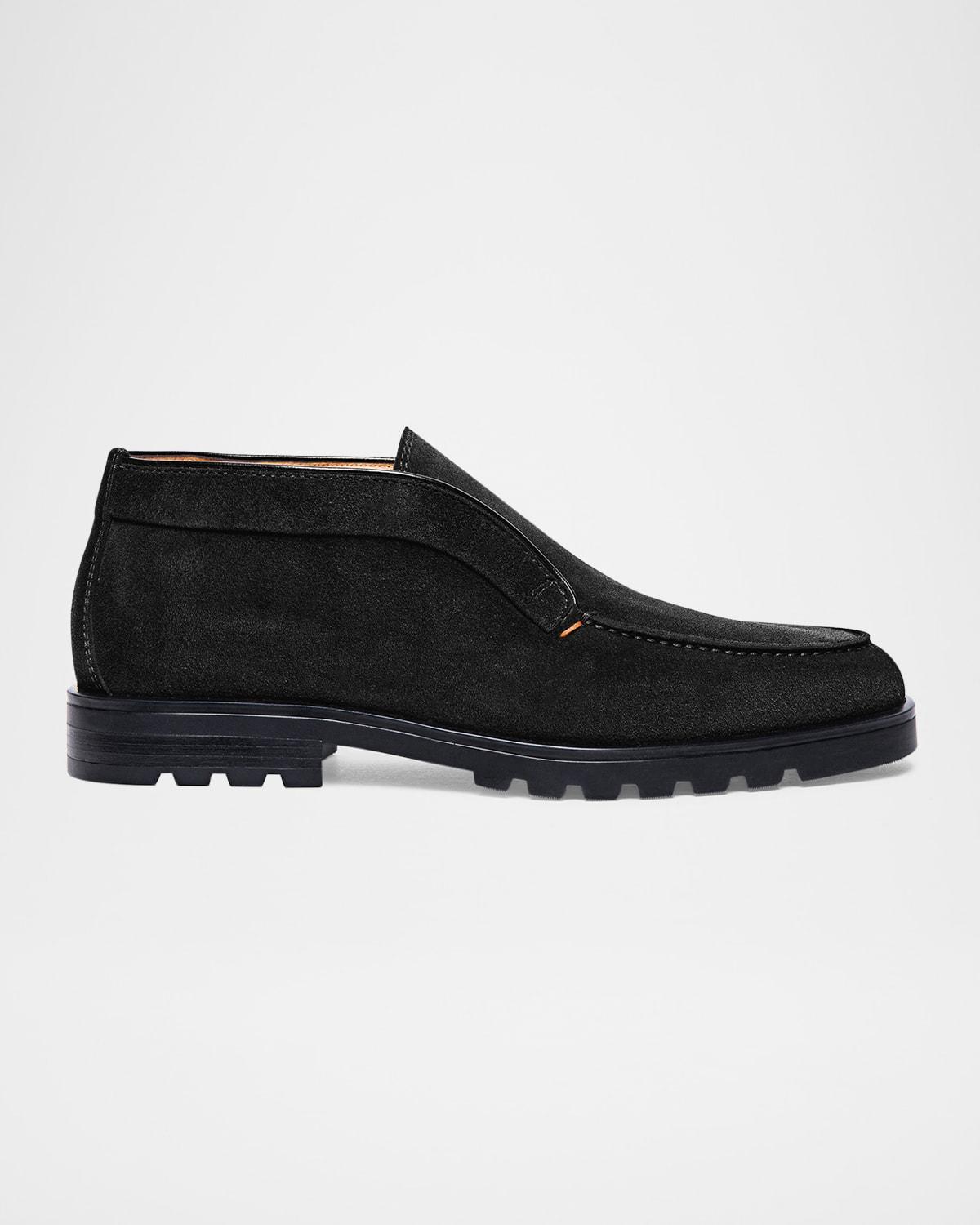 Mens Rock Suede Moc-Toe Chukka Boots Product Image