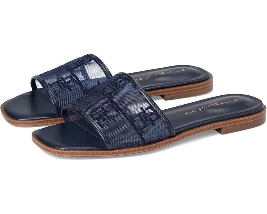 Maxine Banded Buckle Slide Sandals Product Image
