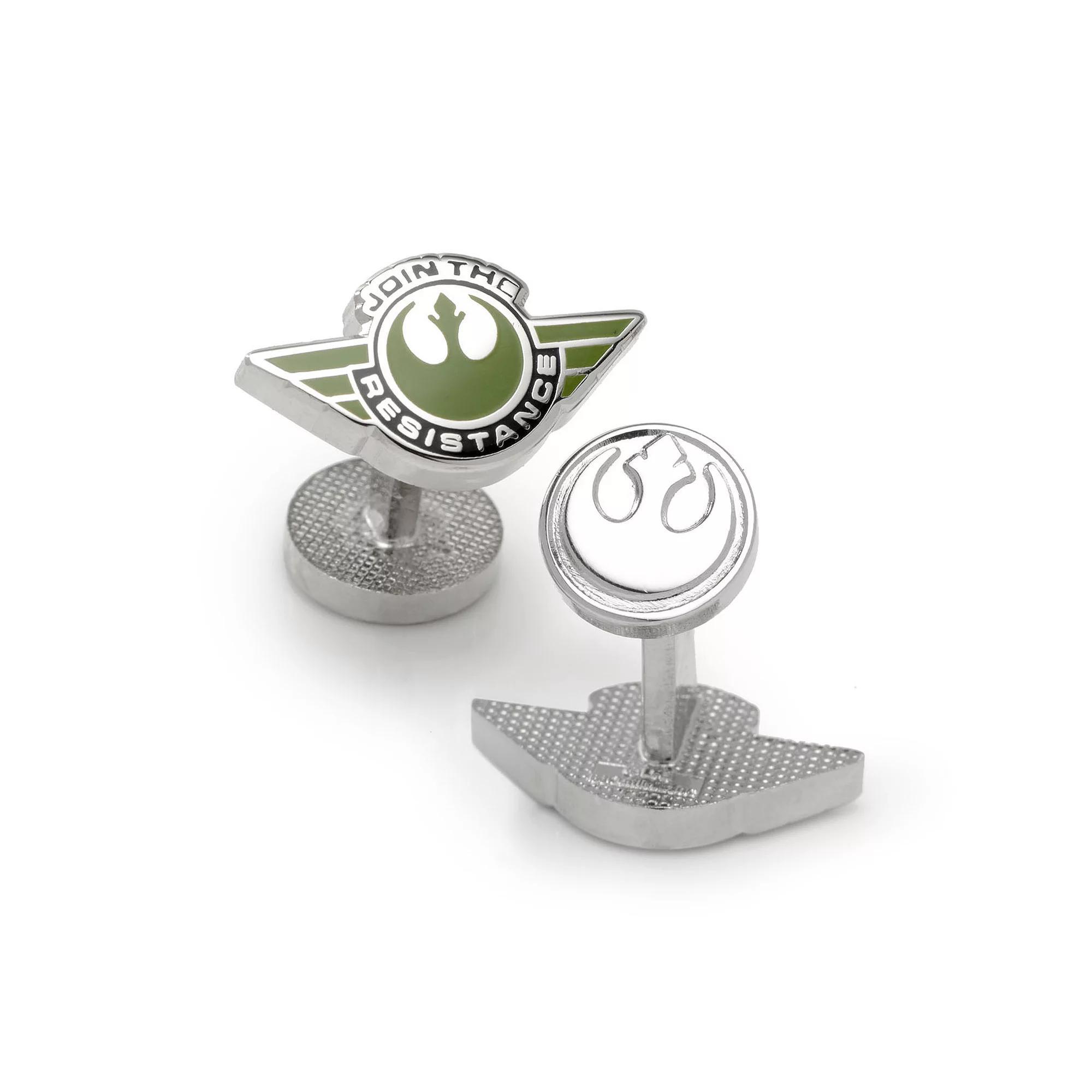 Men's Star Wars Rebel Alliance Badge Cuff Links, Green Product Image