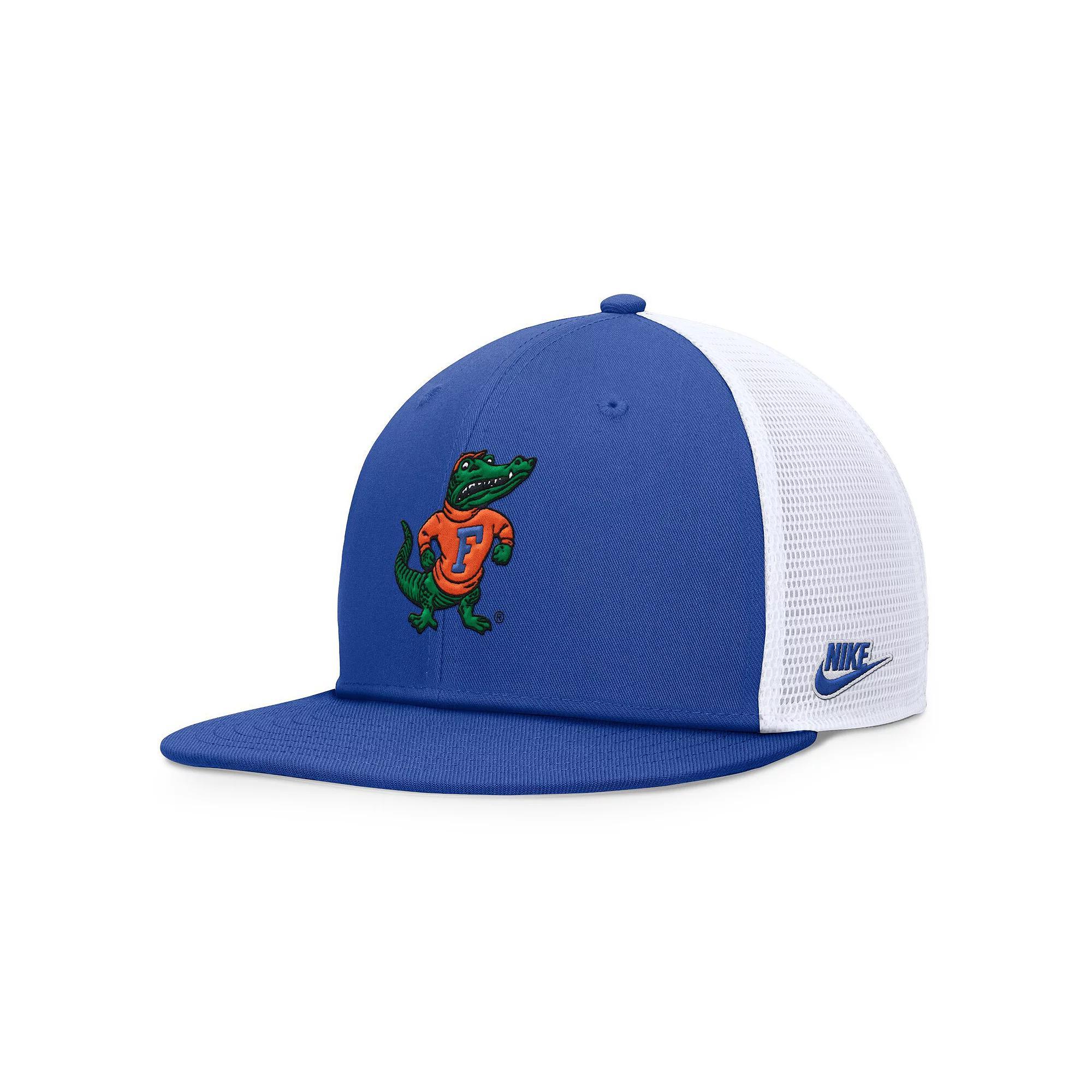 Men's Nike Royal/White Florida Gators Legacy Pro Snapback Hat, Size: Medium/Large, Blue Product Image