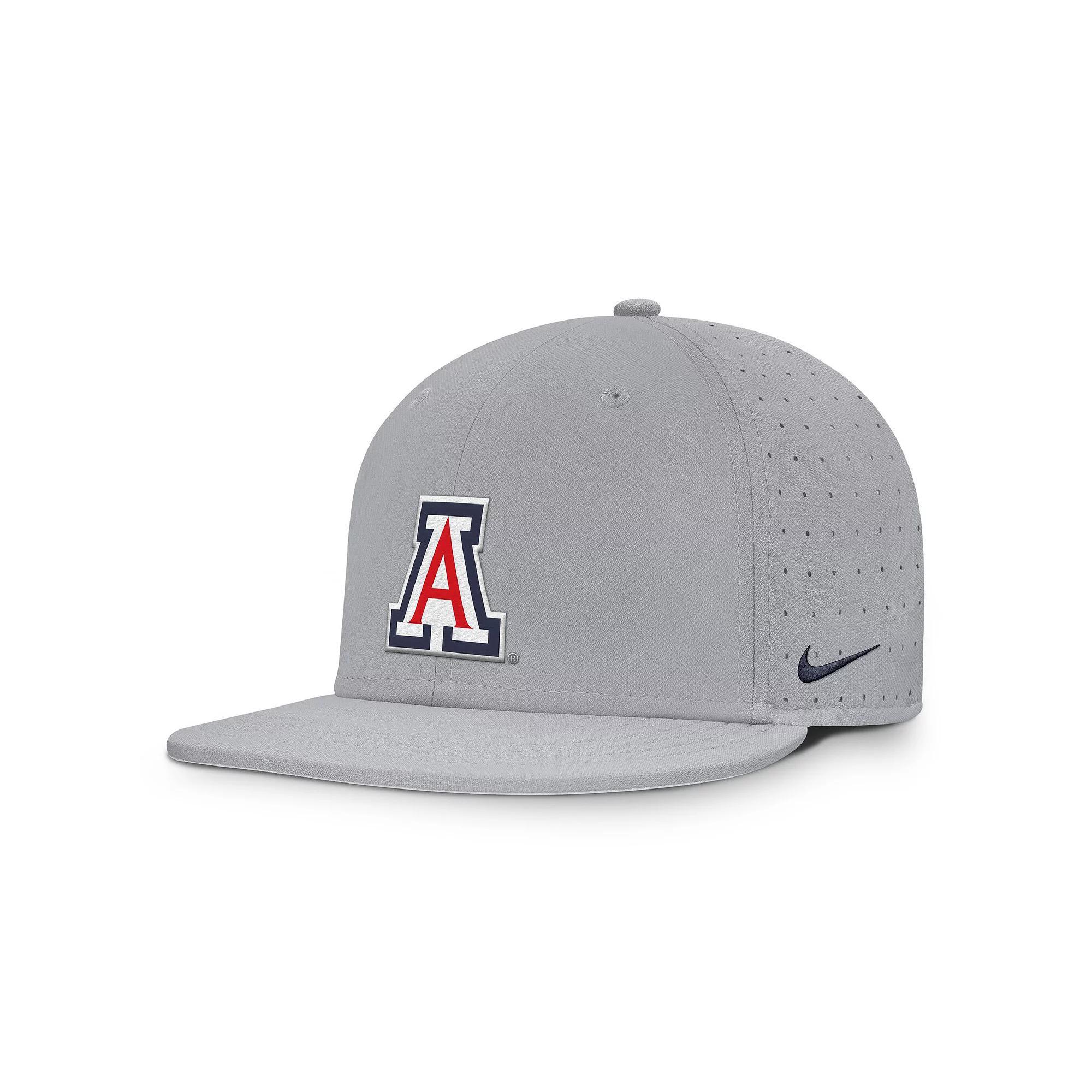 Men's Nike Gray Arizona Wildcats On-Field Dugout True Performance Fitted Hat, Size: 7 1/4, Grey Product Image