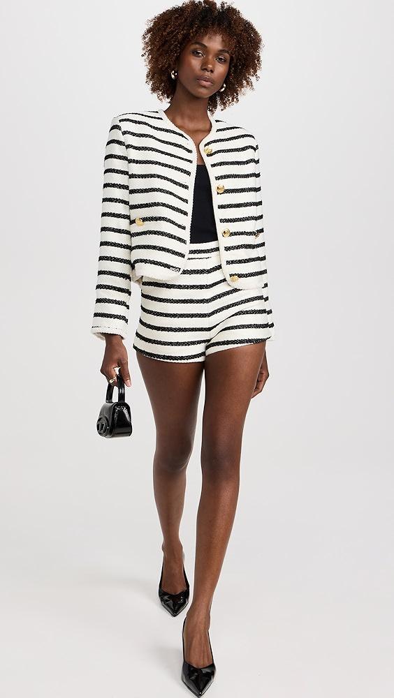 English Factory Stripe Tweed Jacket | Shopbop Product Image