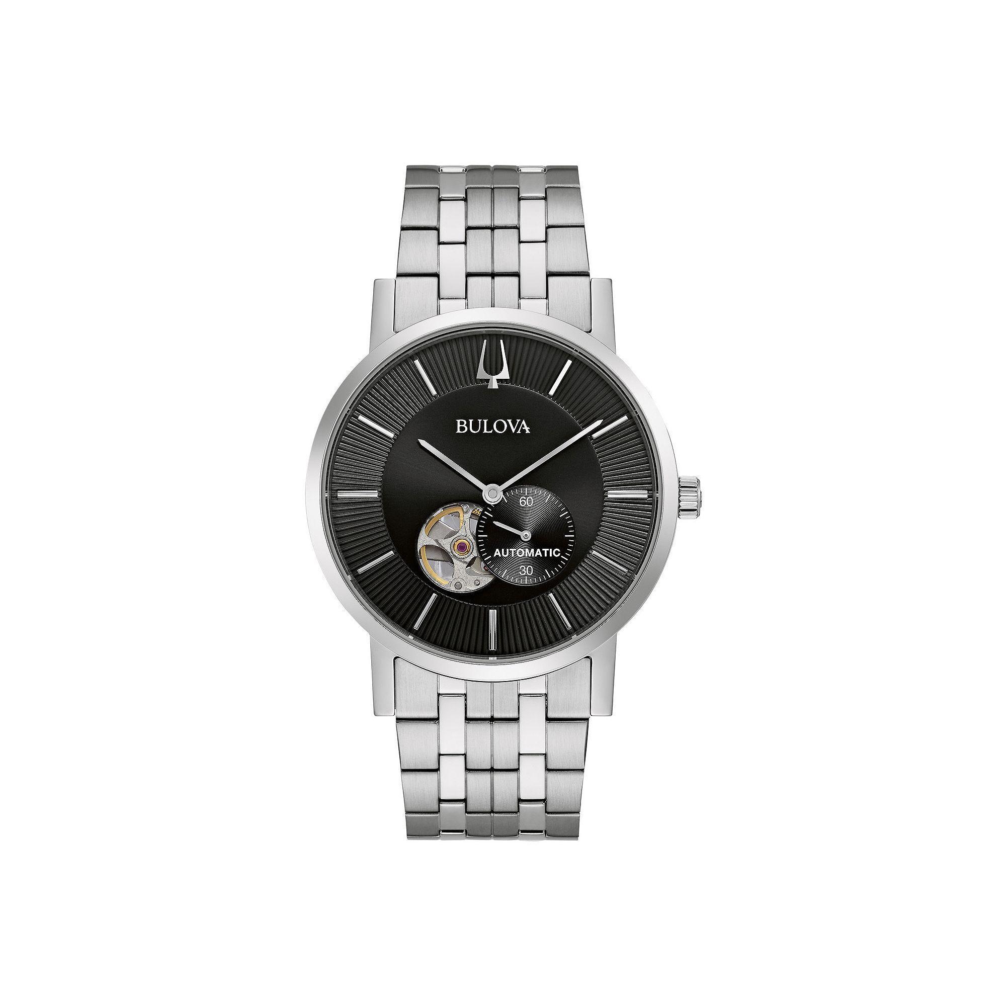 Bulova Mens Automatic Stainless Steel Watch - 96A239 Silver Product Image