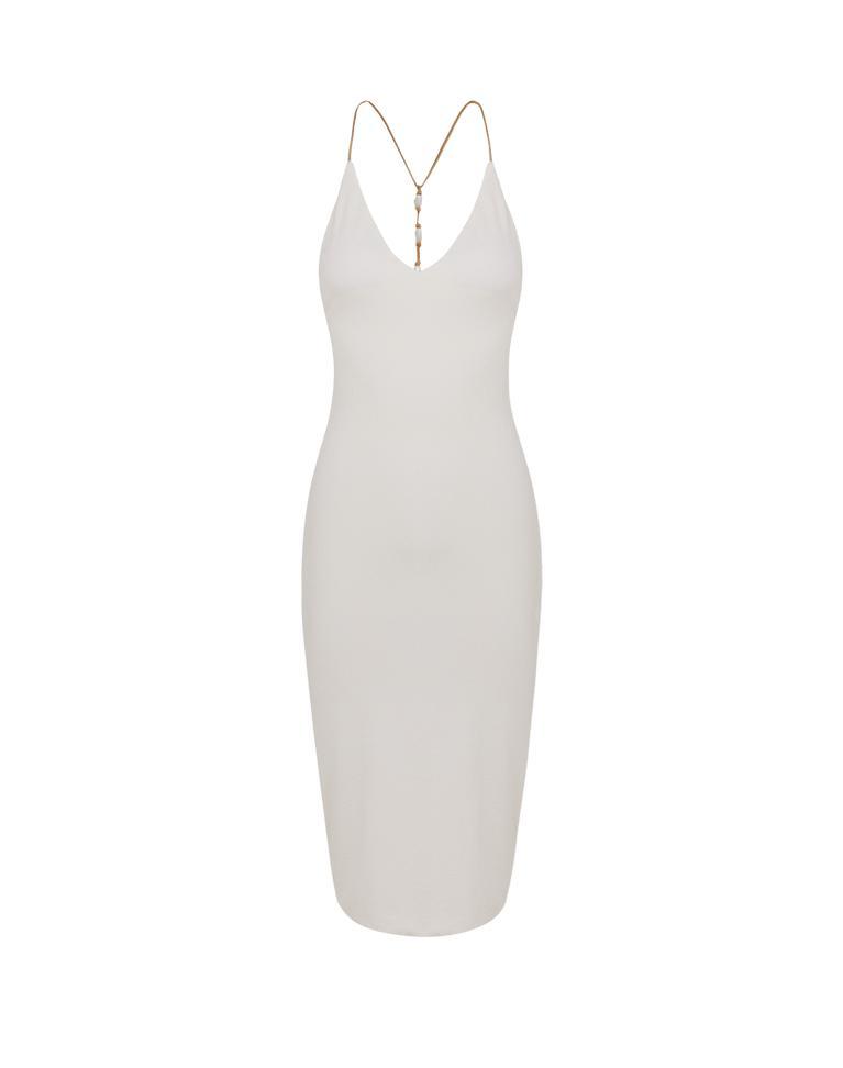 Firenze Ney Midi Dress - White Product Image