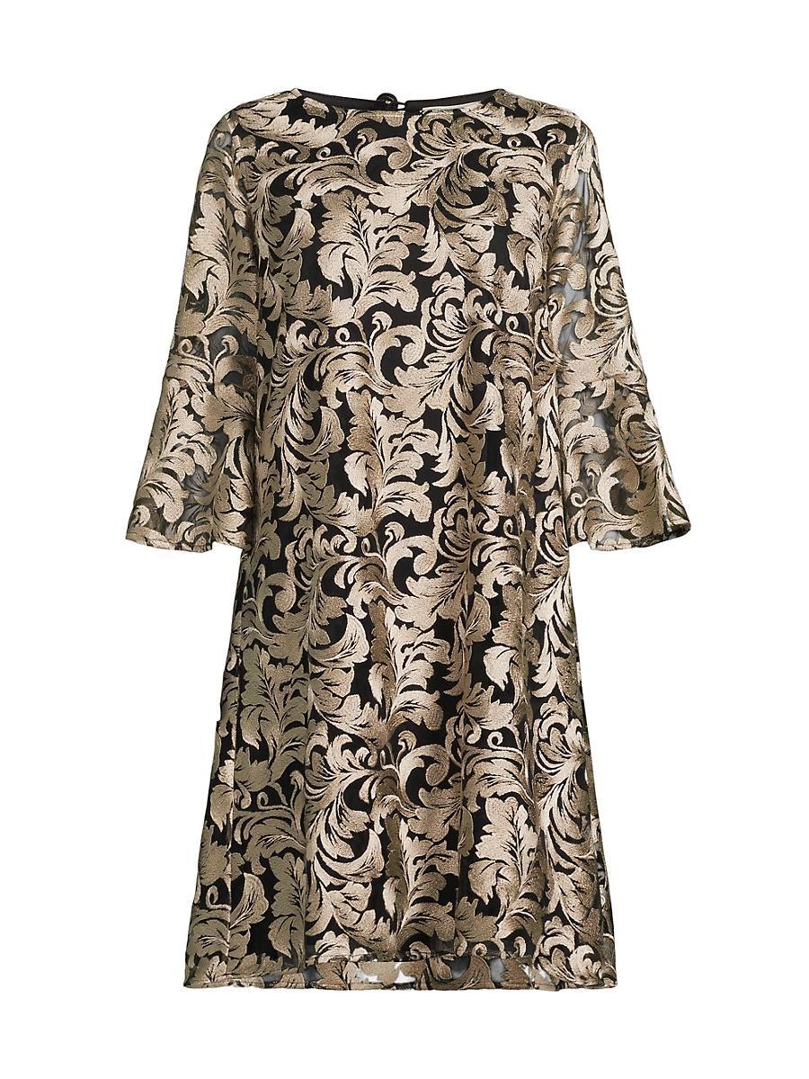 Womens Bella Soire Lace A-Line Midi-Dress Product Image