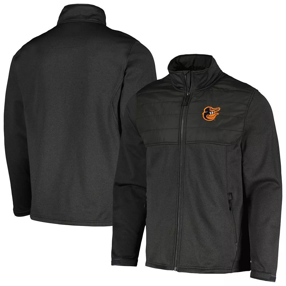 Men's Dunbrooke  Heather Black Baltimore Orioles Explorer Full-Zip Jacket, Size: XL, Charco Product Image
