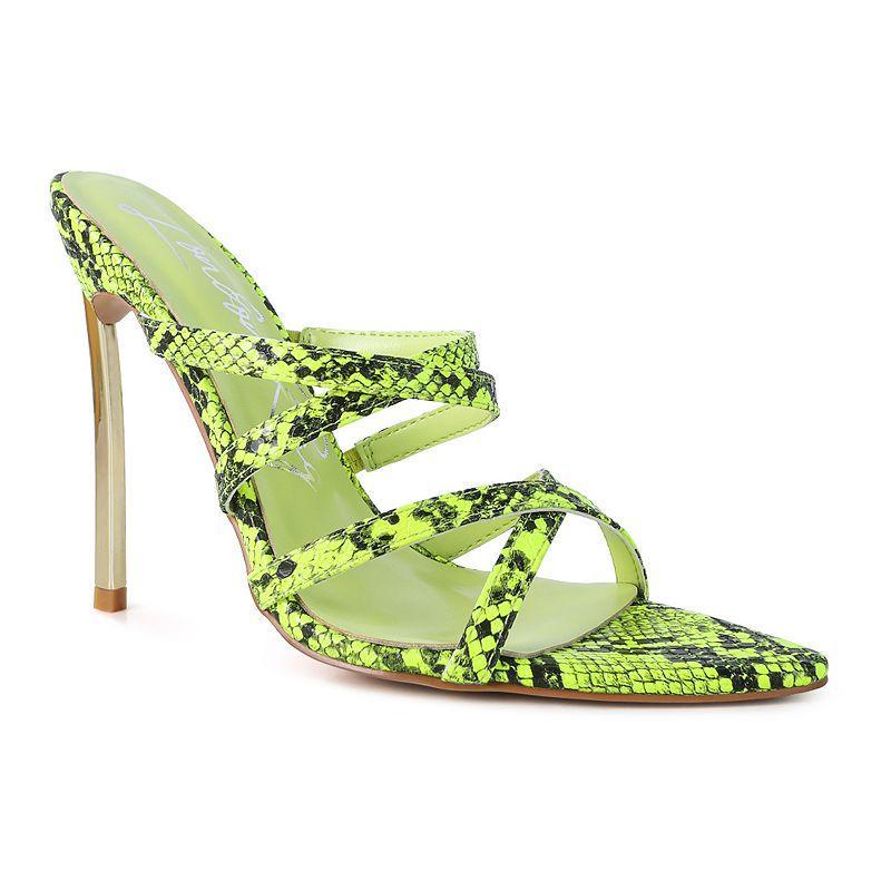 London Rag Night Club Women's High Heel Sandals, Size: 8.5, White Product Image