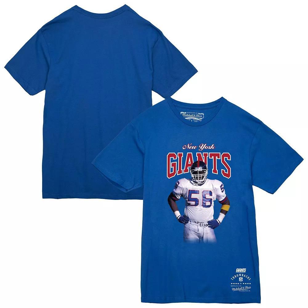 Men's Mitchell & Ness Lawrence Taylor Royal New York Giants Sideline Retired Player T-Shirt, Size: 2XL, Blue Product Image