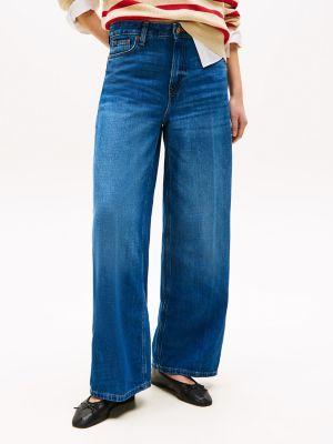 Medium Wash High-Rise Wide-Leg Jean Product Image